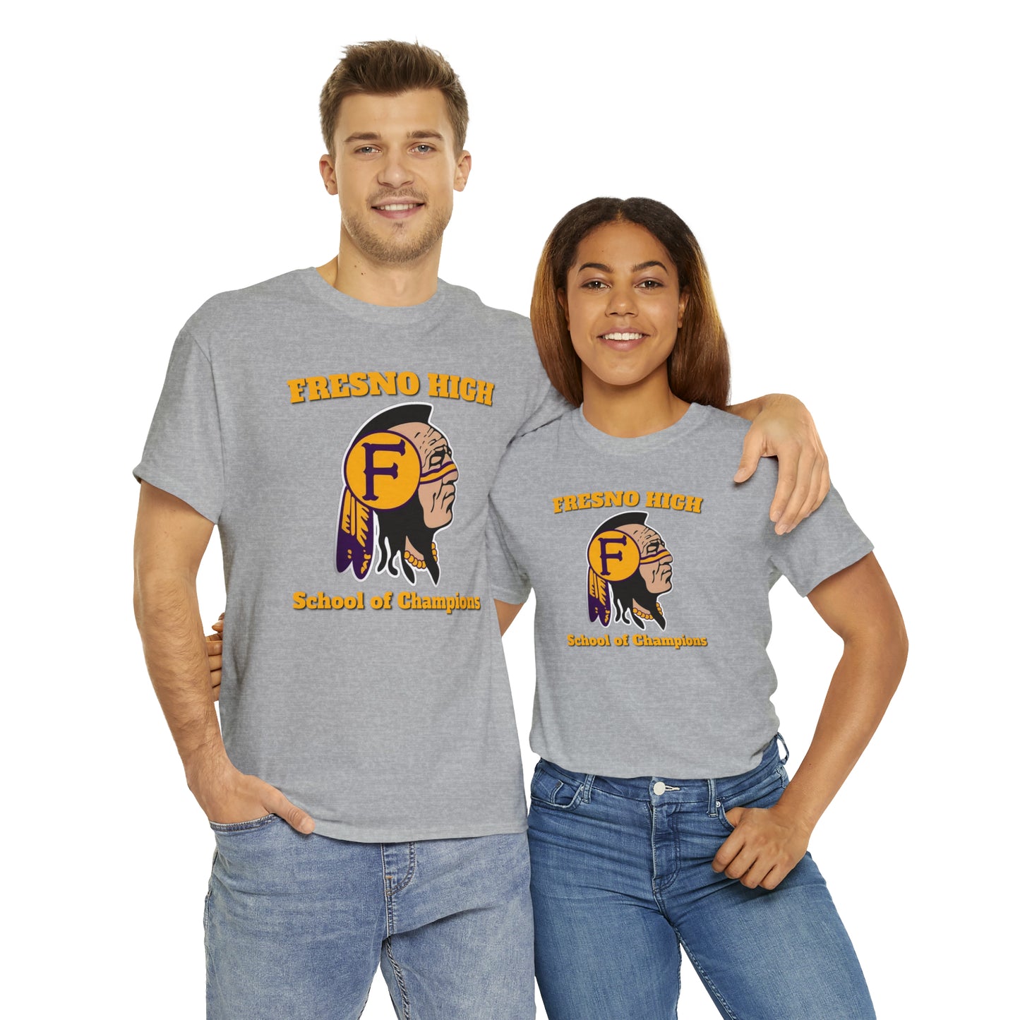 Fresno High School of Champions - Unisex Heavy Cotton Tee