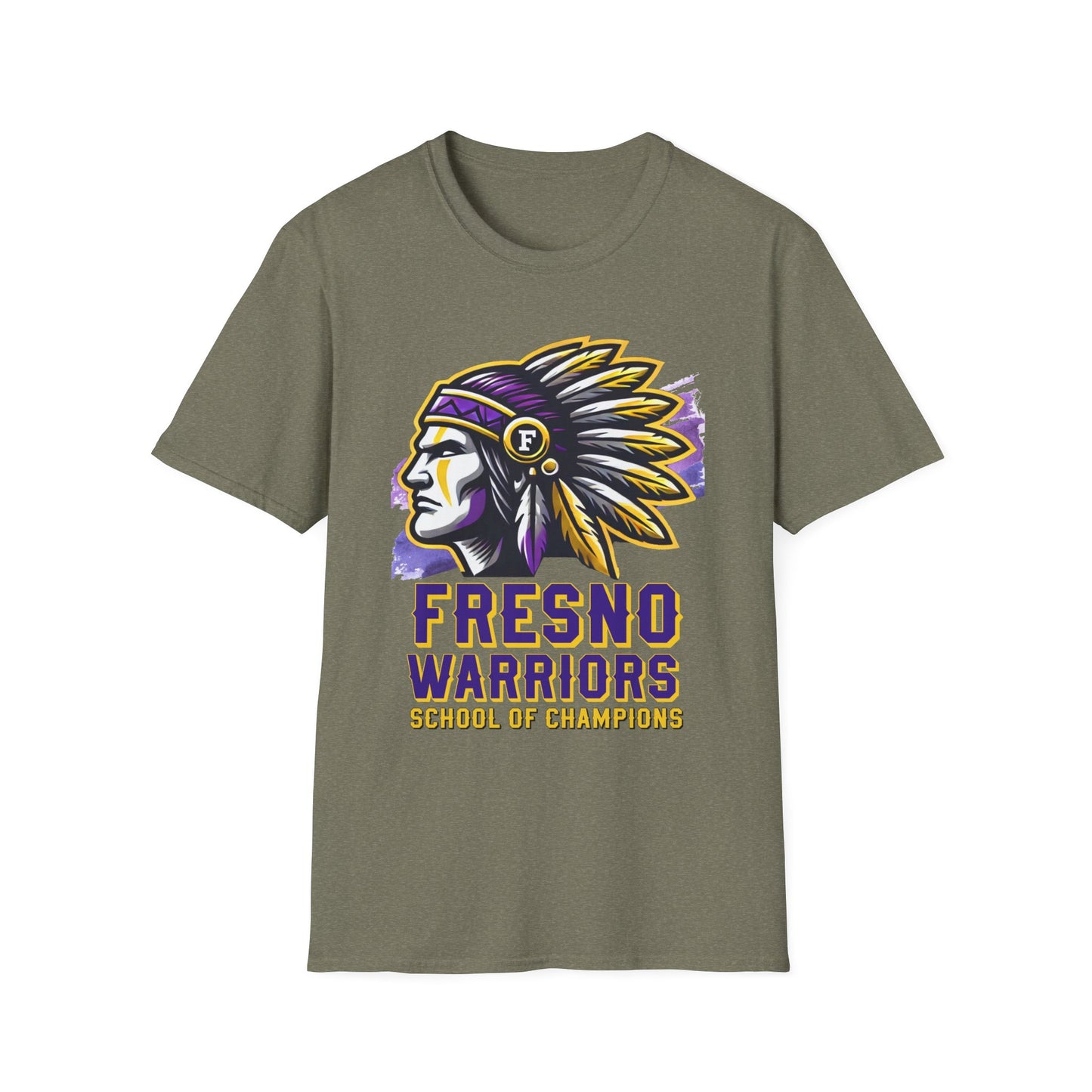 Fresno Warriors 2025 Unisex Softstyle T-Shirt - School of Champions