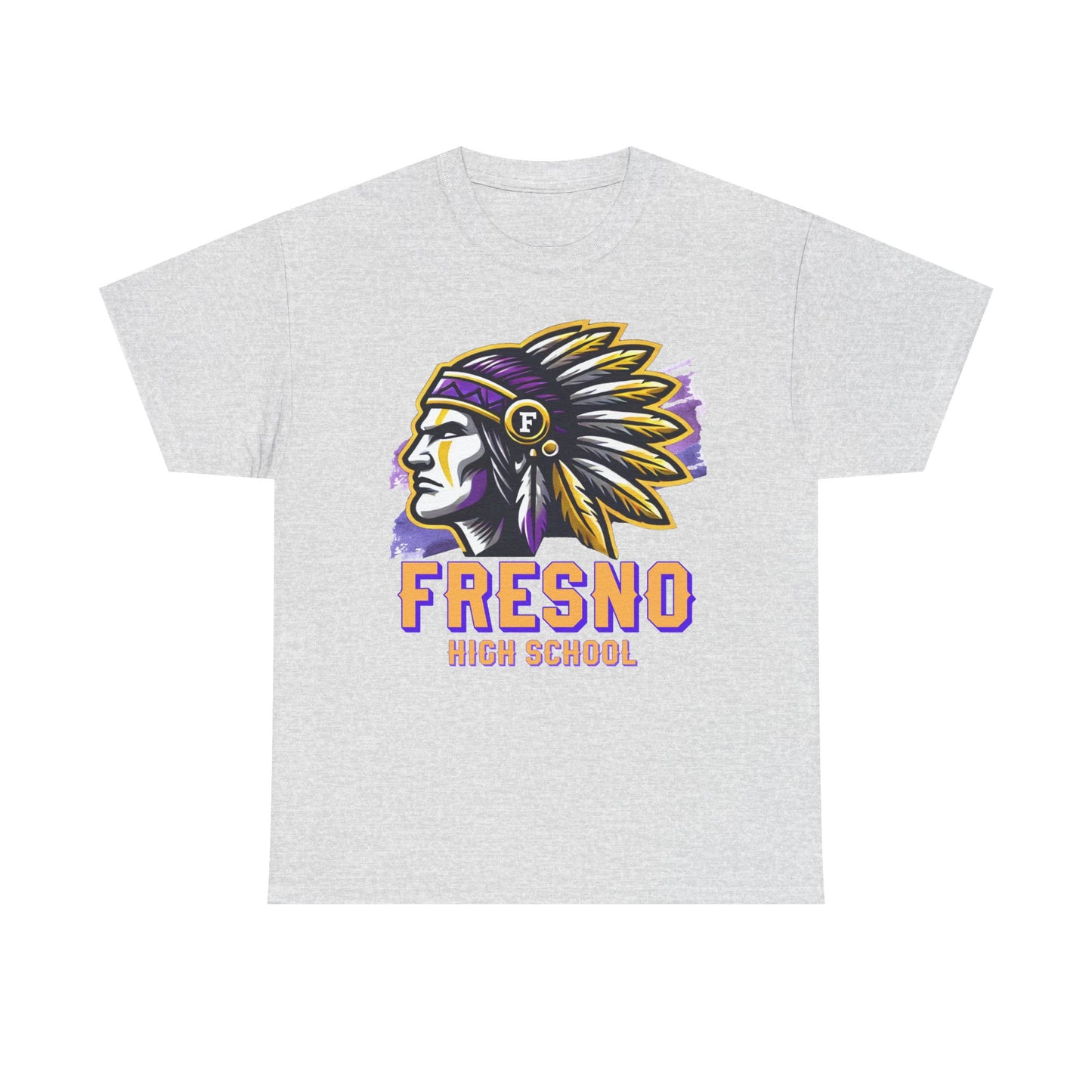 Fresno High School 2025 Unisex Heavy Cotton Tee - Bold Native American Design