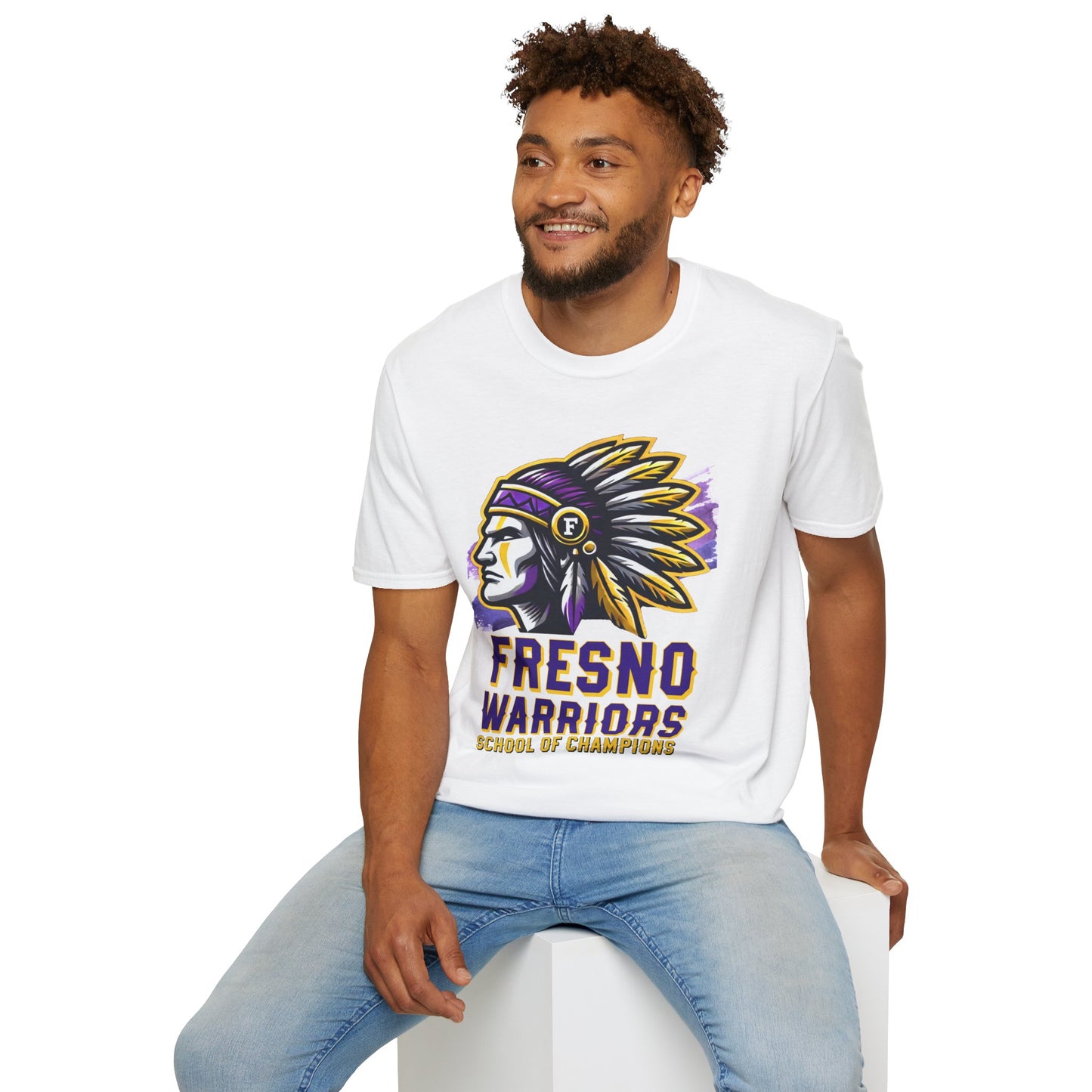 Fresno Warriors 2025 Unisex Softstyle T-Shirt - School of Champions