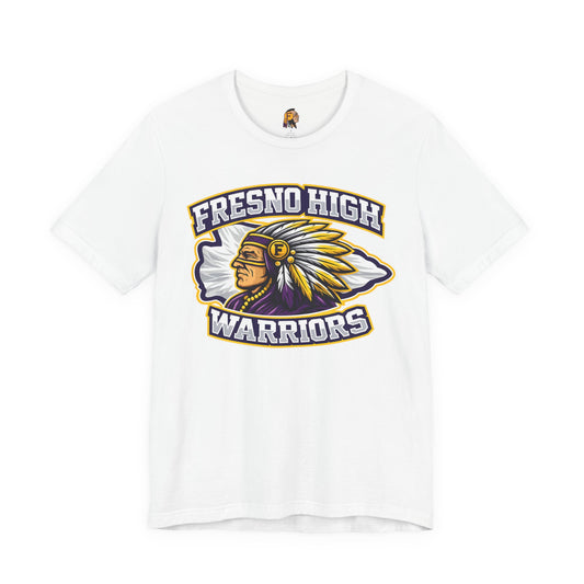 Fresno High Warriors T-Shirt — Retro Native Chief School Spirit Tee