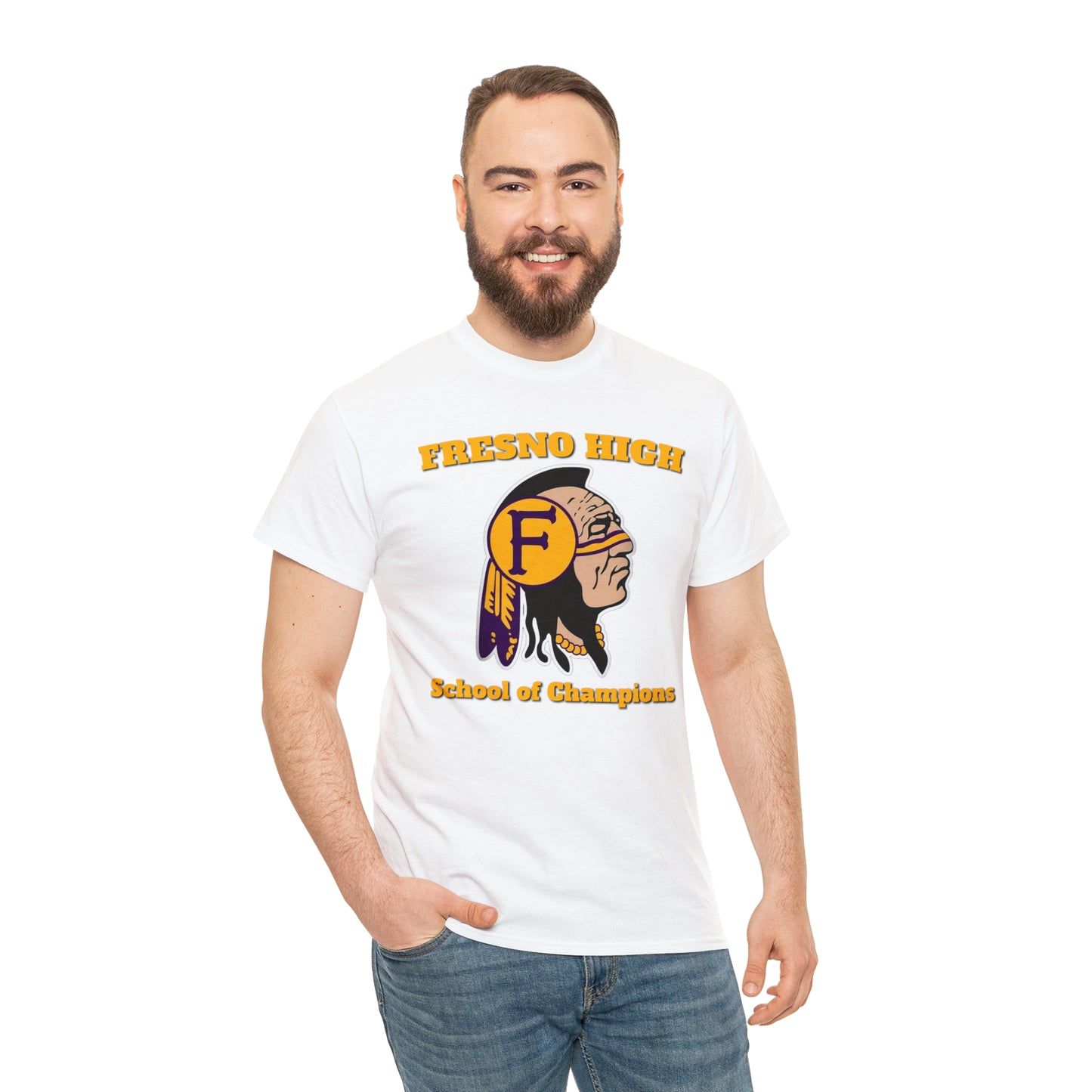 Fresno High School of Champions - Unisex Heavy Cotton Tee