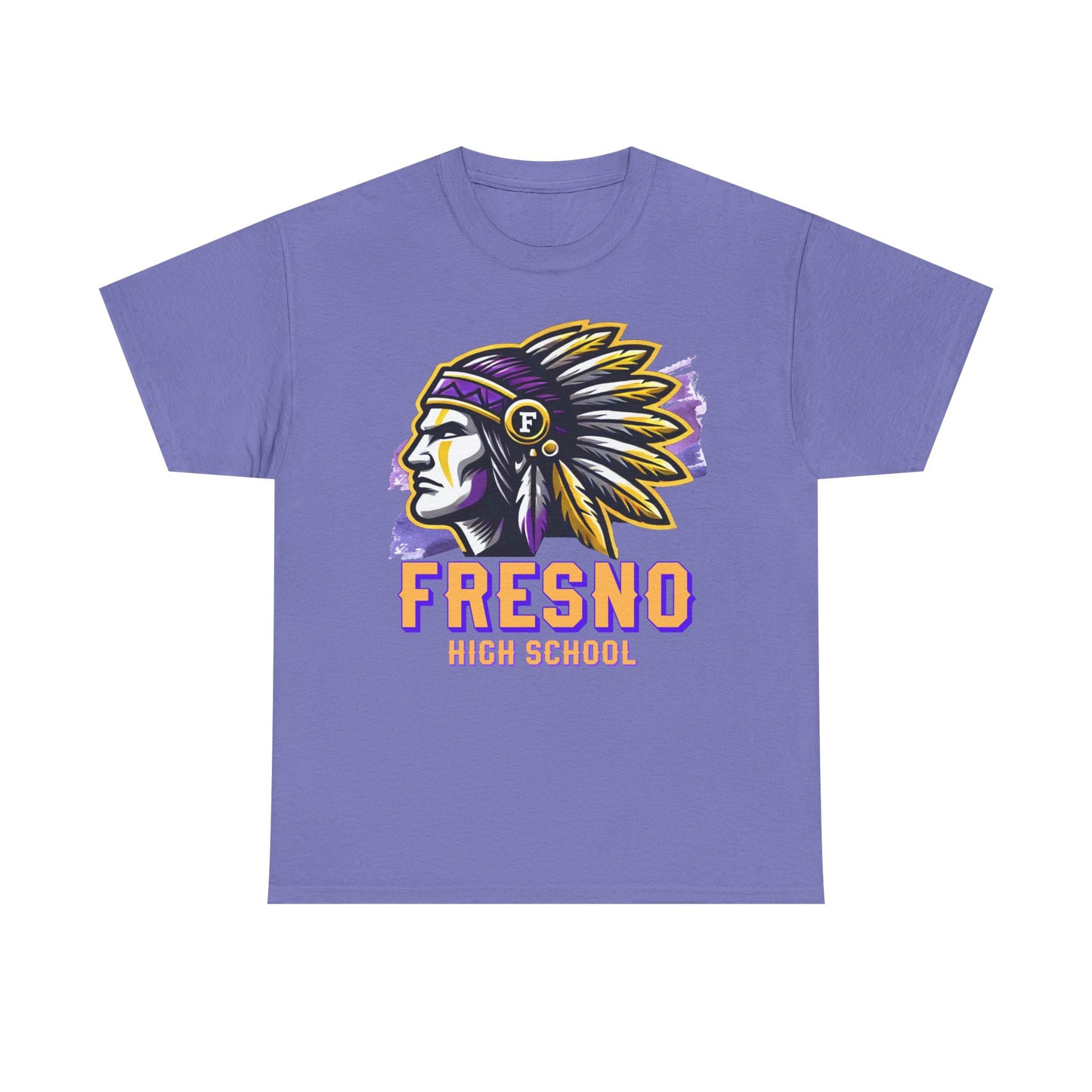 Fresno High School 2025 Unisex Heavy Cotton Tee - Bold Native American Design