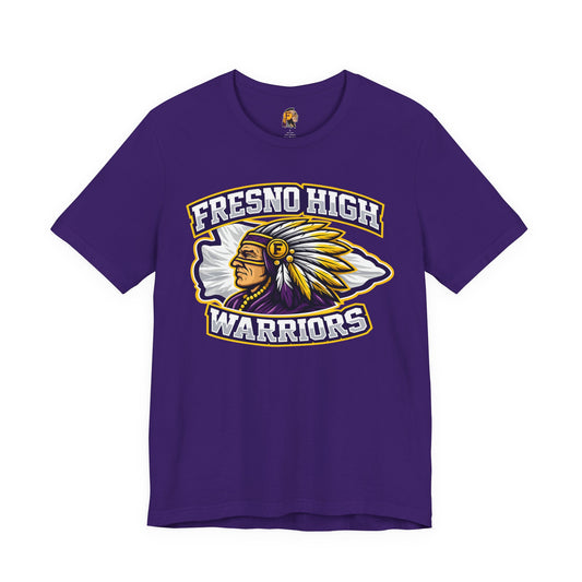 Fresno High Warriors T-Shirt — Retro Native Chief School Spirit Tee