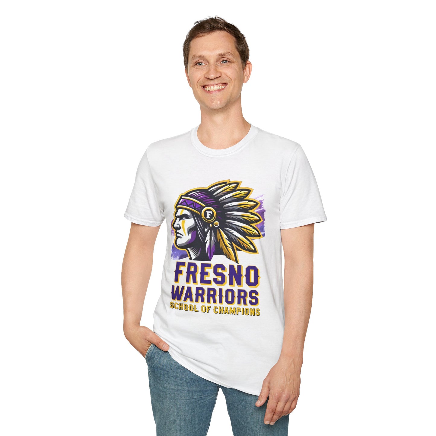 Fresno Warriors 2025 Unisex Softstyle T-Shirt - School of Champions