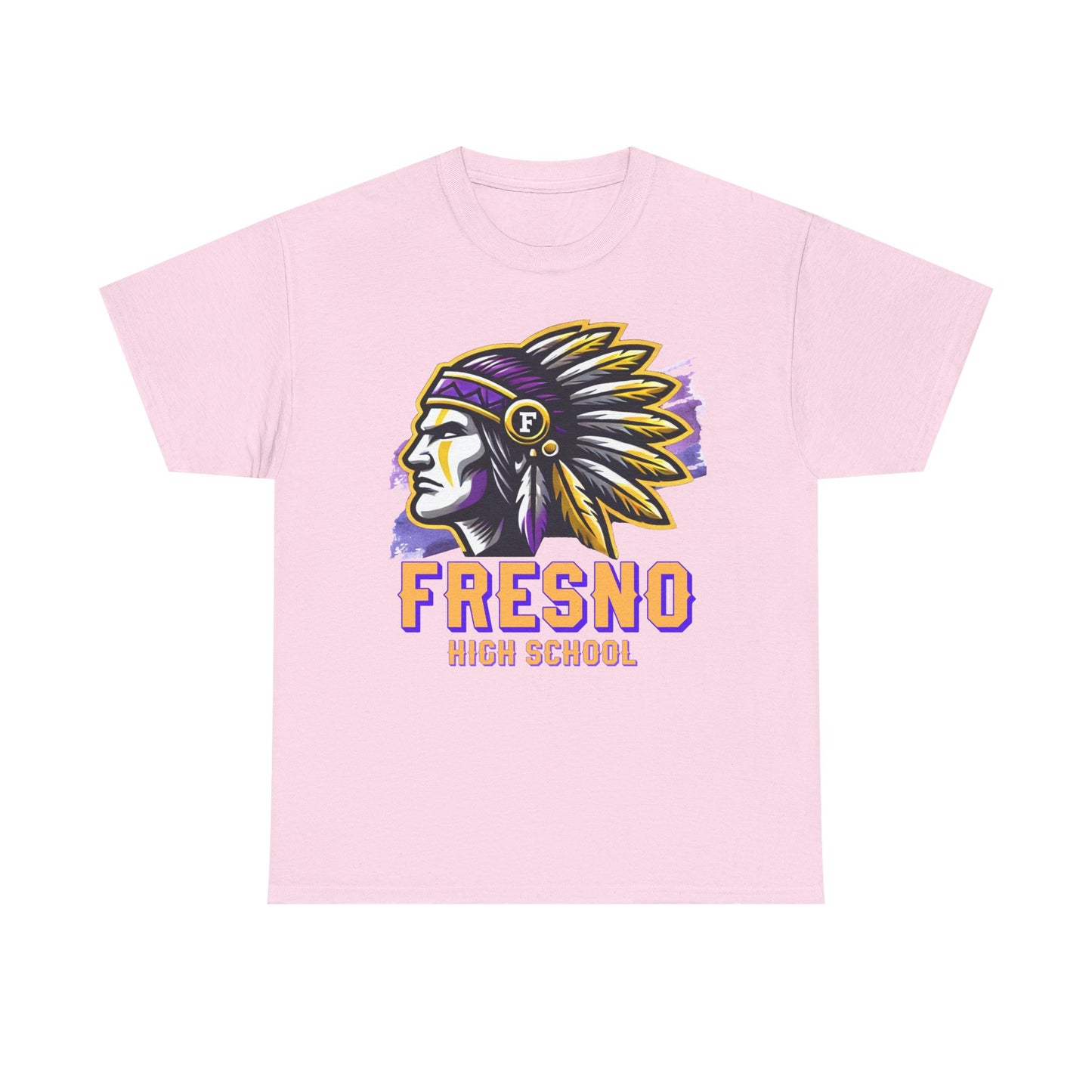 Fresno High School 2025 Unisex Heavy Cotton Tee - Bold Native American Design