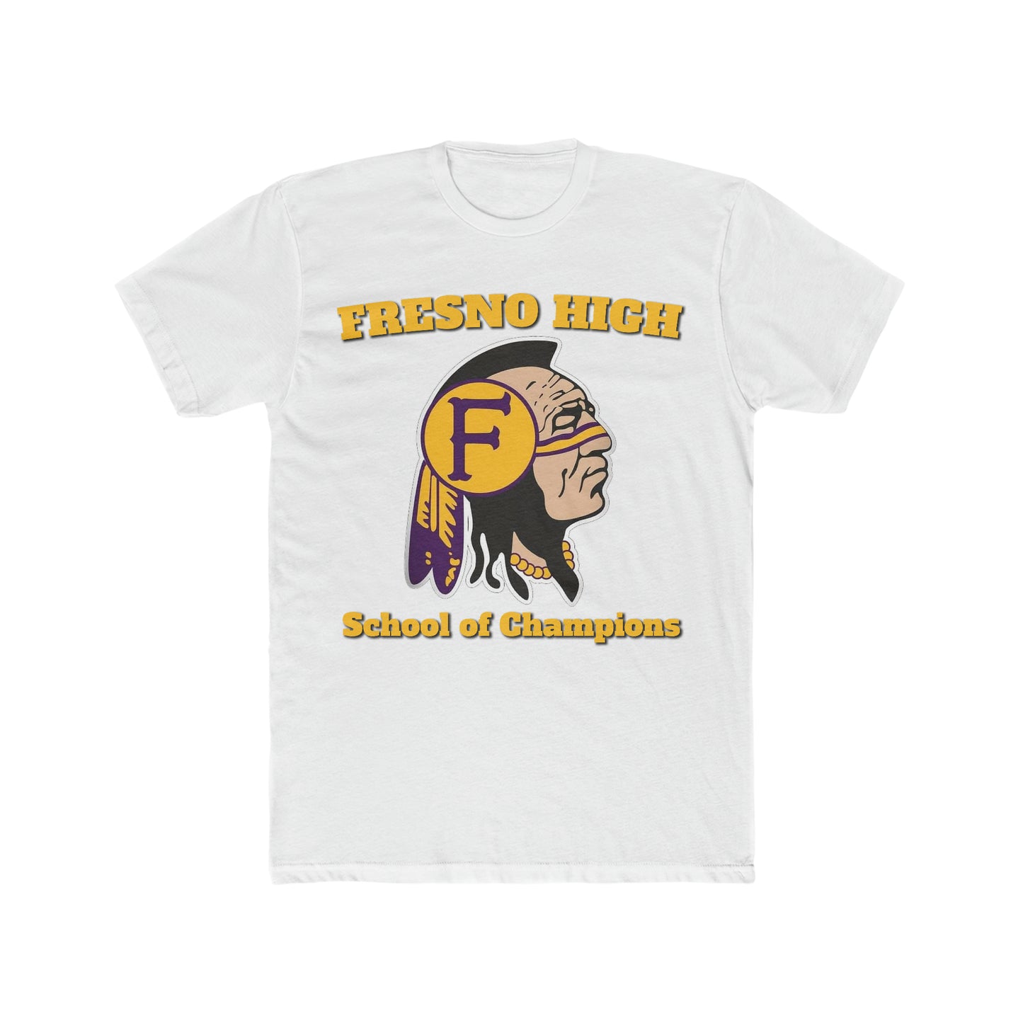 Fresno High School of Champions - Men's Cotton Crew Tee