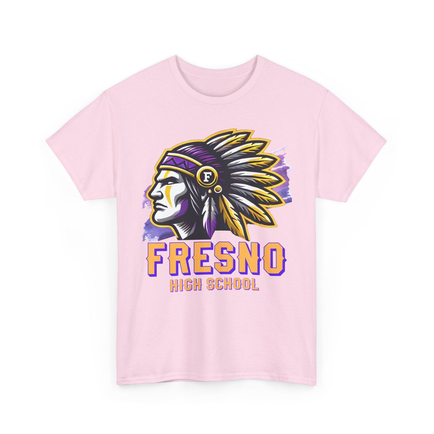 Fresno High School 2025 Unisex Heavy Cotton Tee - Bold Native American Design