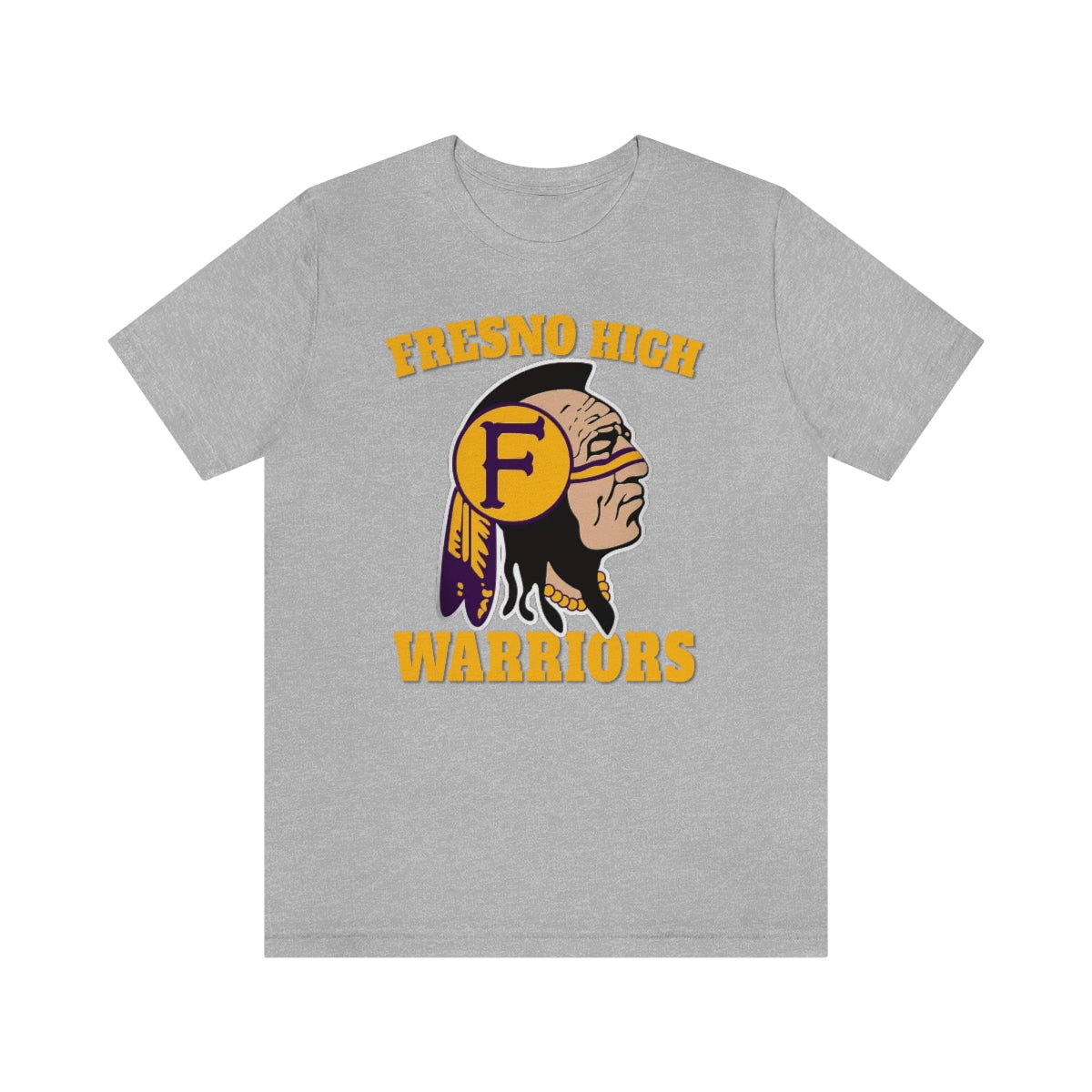 Fresno High Warriors Indian Head 3 - Bella Canvas 3001