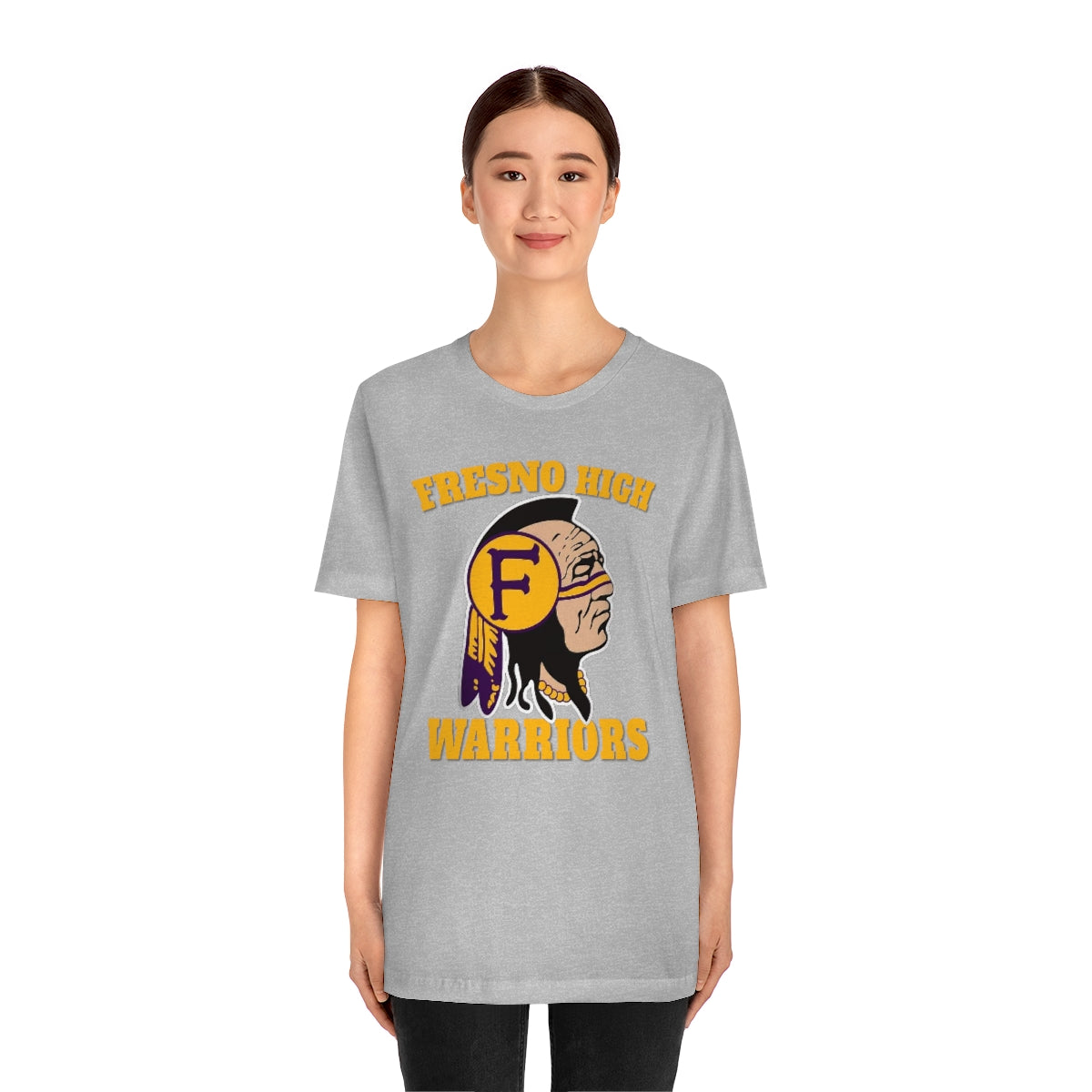 Fresno High Warriors Indian Head 3 - Bella Canvas 3001