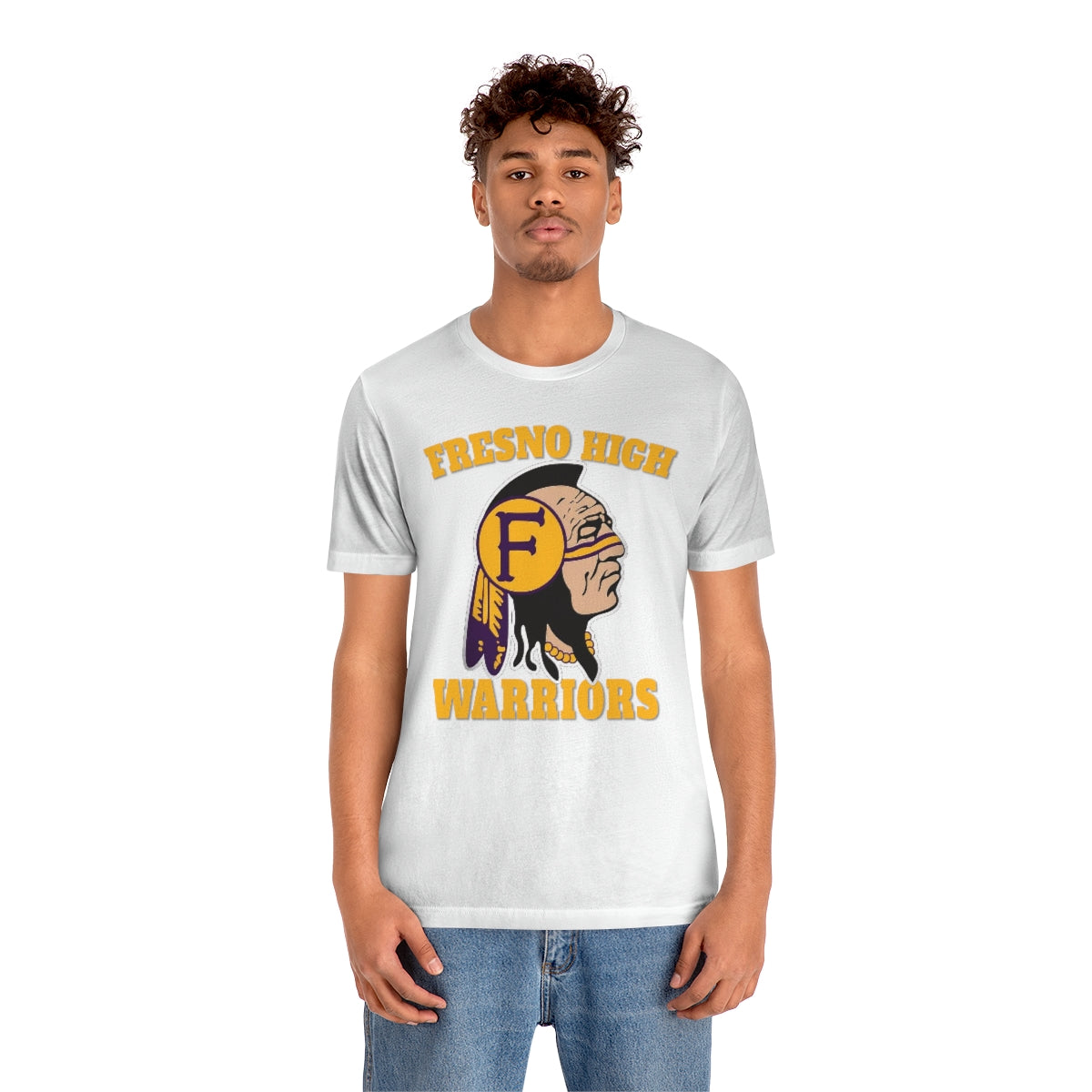 Fresno High Warriors Indian Head 3 - Bella Canvas 3001