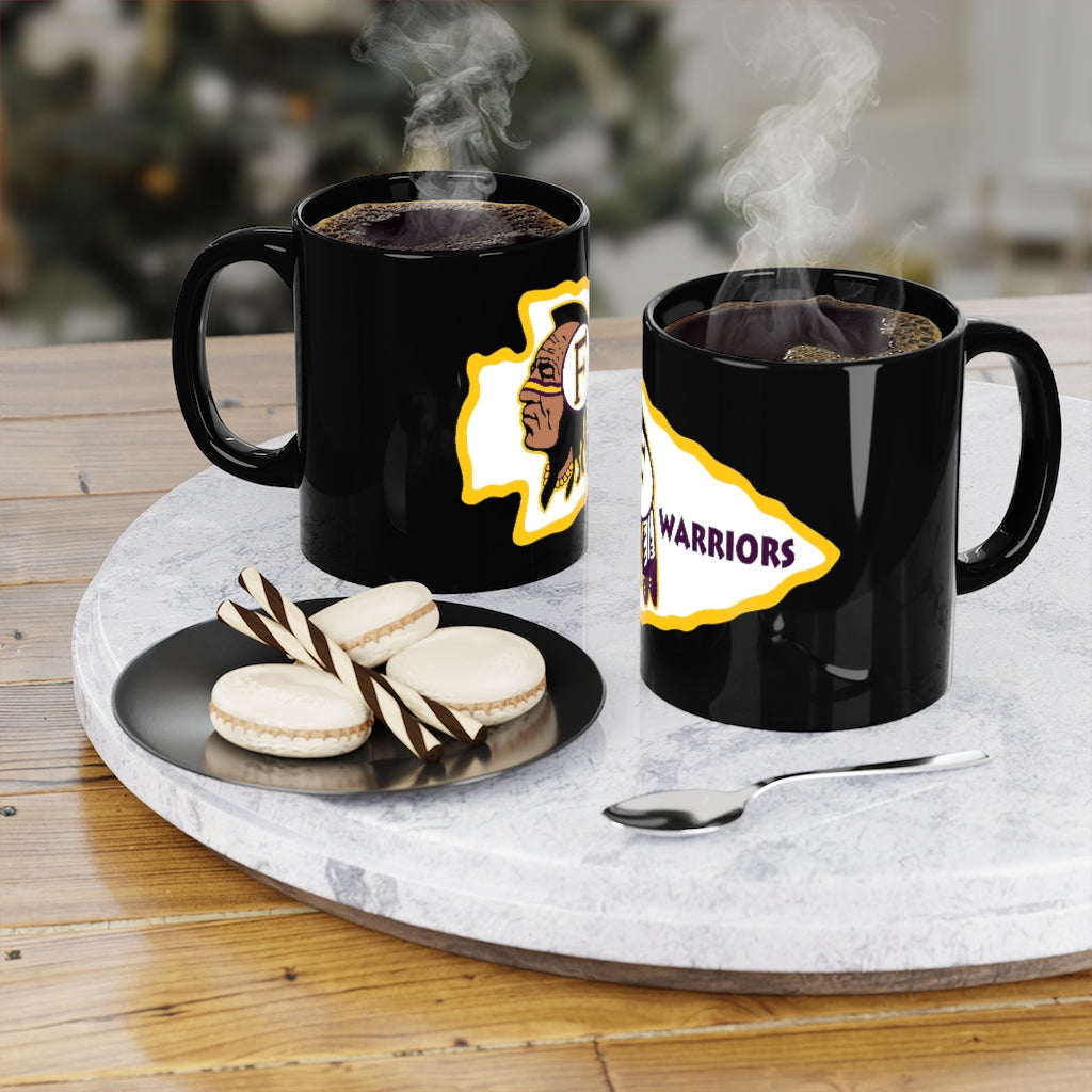 Fresno High Warriors - Black Coffee Mug, 11oz