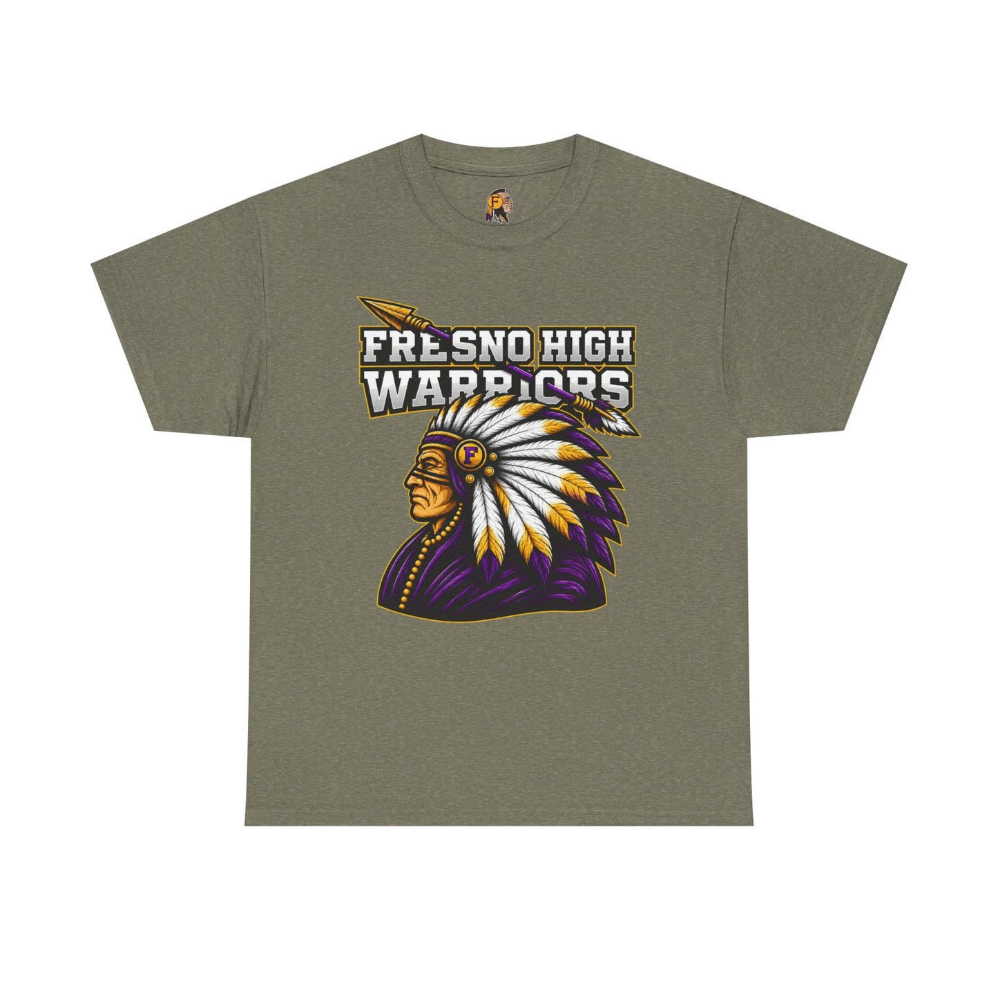 Fresno High Warriors Spear 2026 Unisex Heavy Cotton Tee