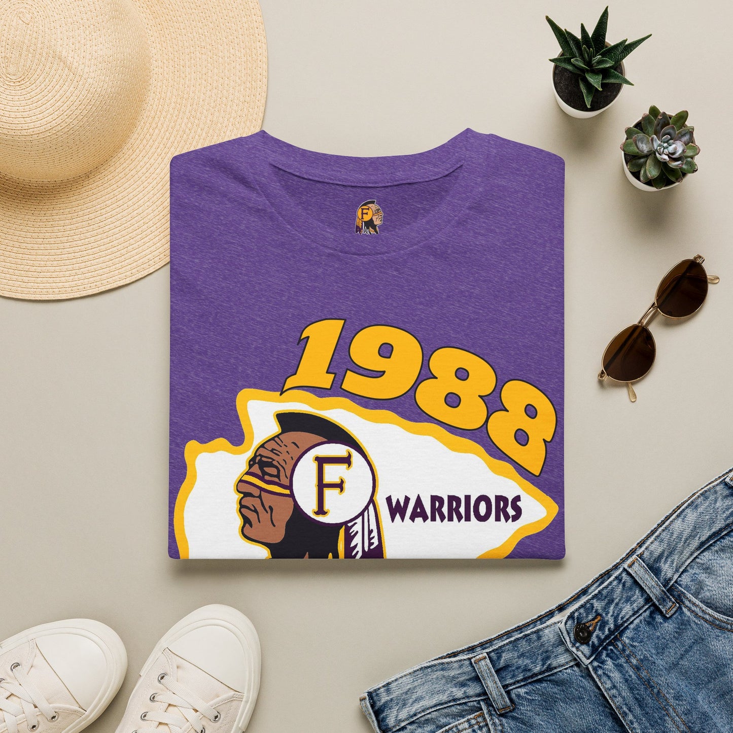 1988 Warriors Vintage Logo T-Shirt