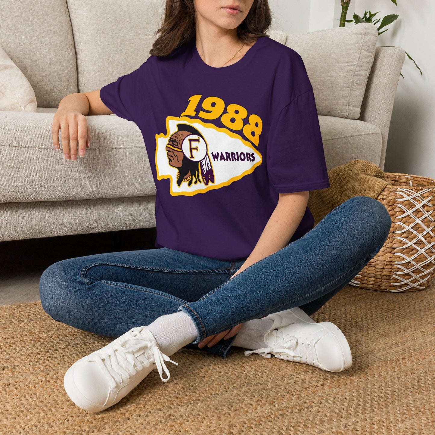 1988 Warriors Vintage Logo T-Shirt