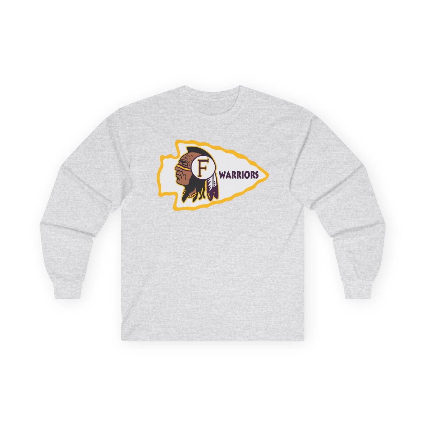 Fresno High Warriors - Men's Long Sleeve Crew Tee SwiftPOD