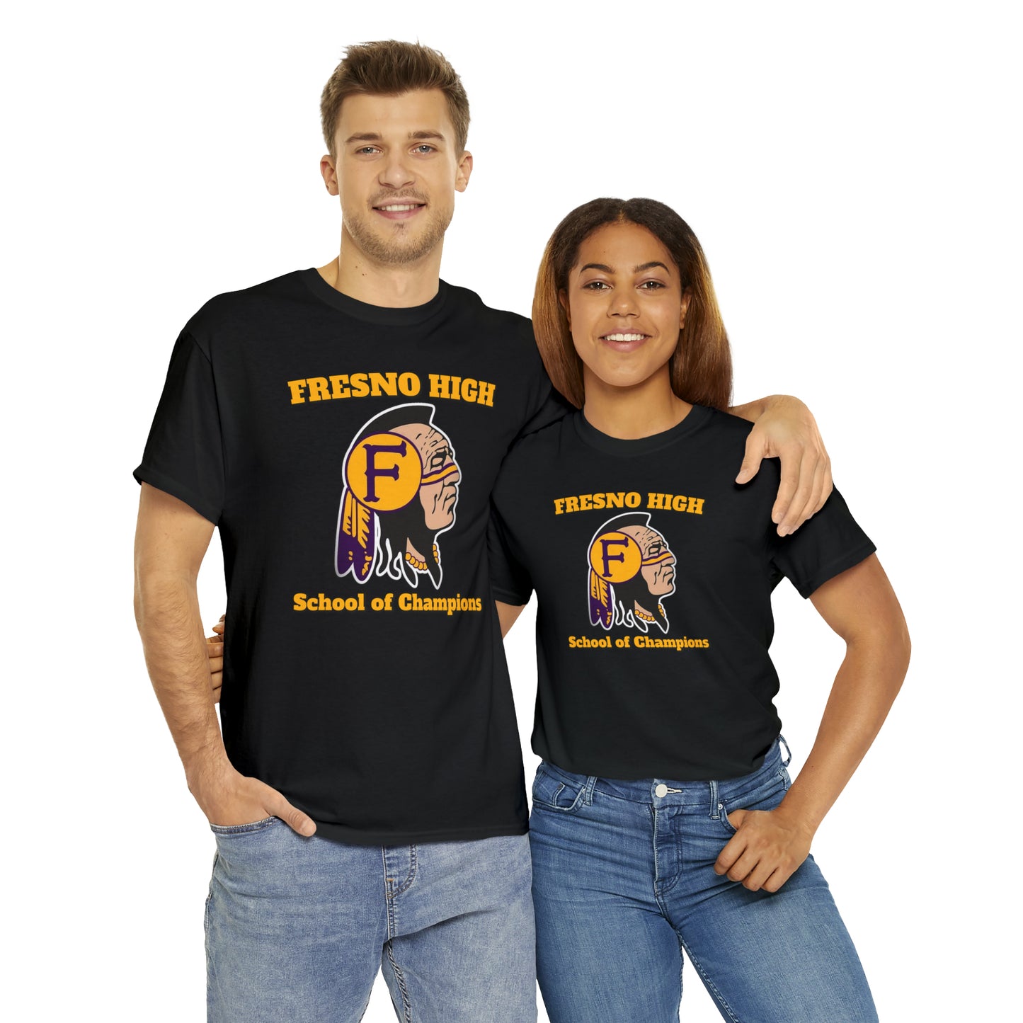 Fresno High School of Champions - Unisex Heavy Cotton Tee