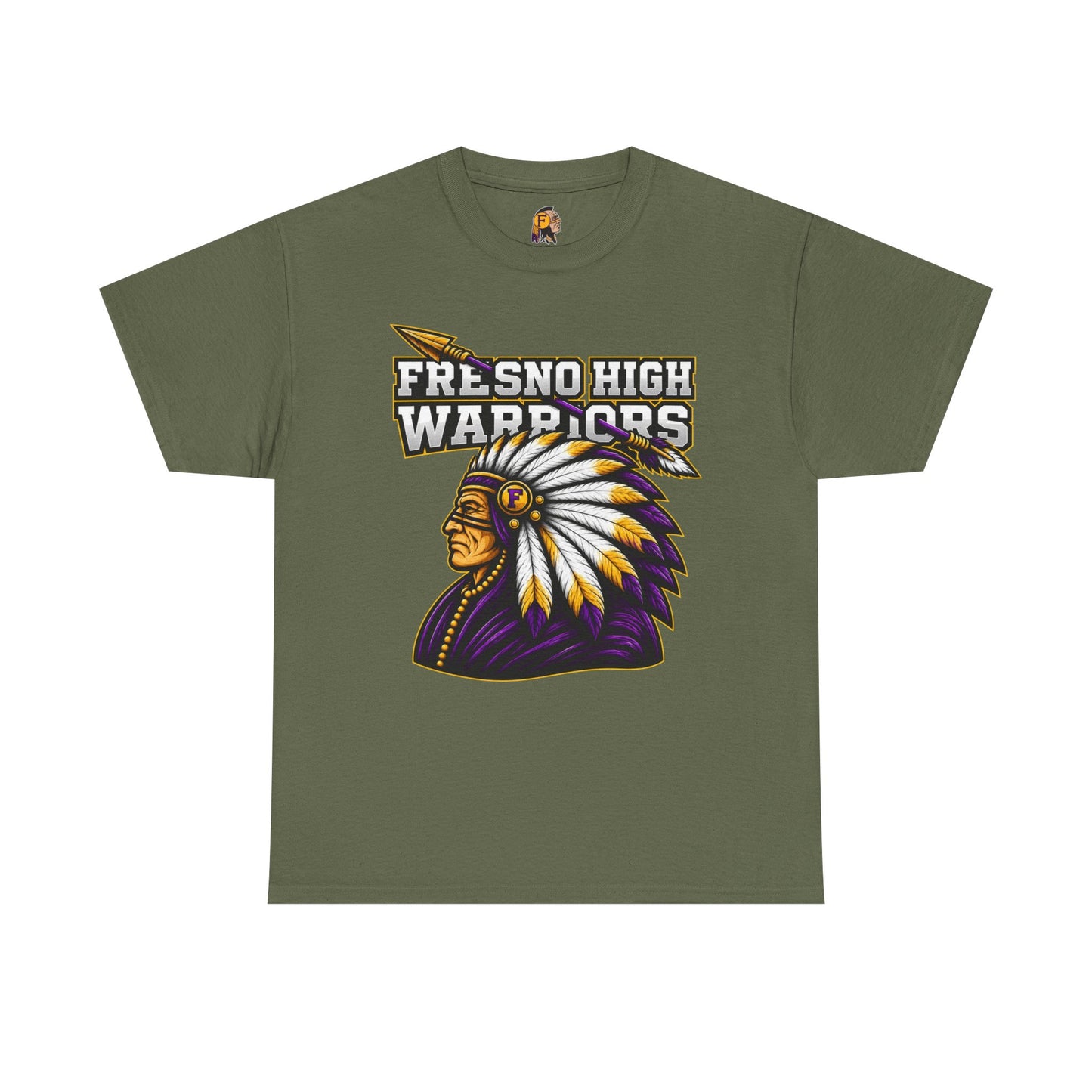 Fresno High Warriors Spear 2026 Unisex Heavy Cotton Tee