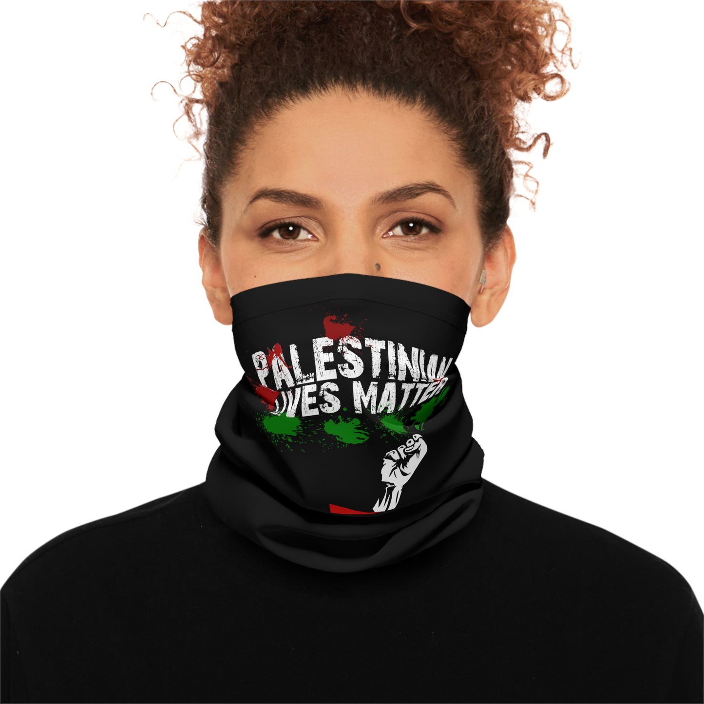 Palestinian Lives Matter3 - Lightweight Neck Gaiter