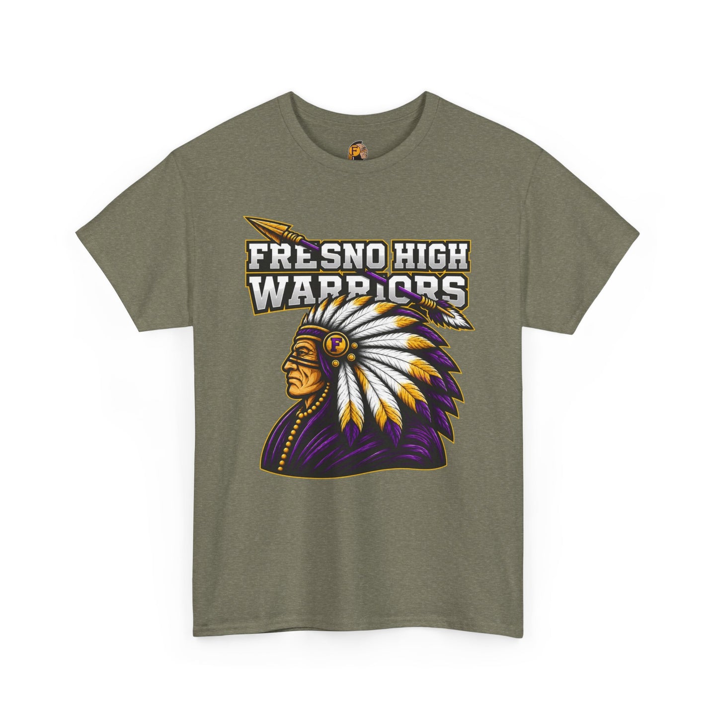 Fresno High Warriors Spear 2026 Unisex Heavy Cotton Tee