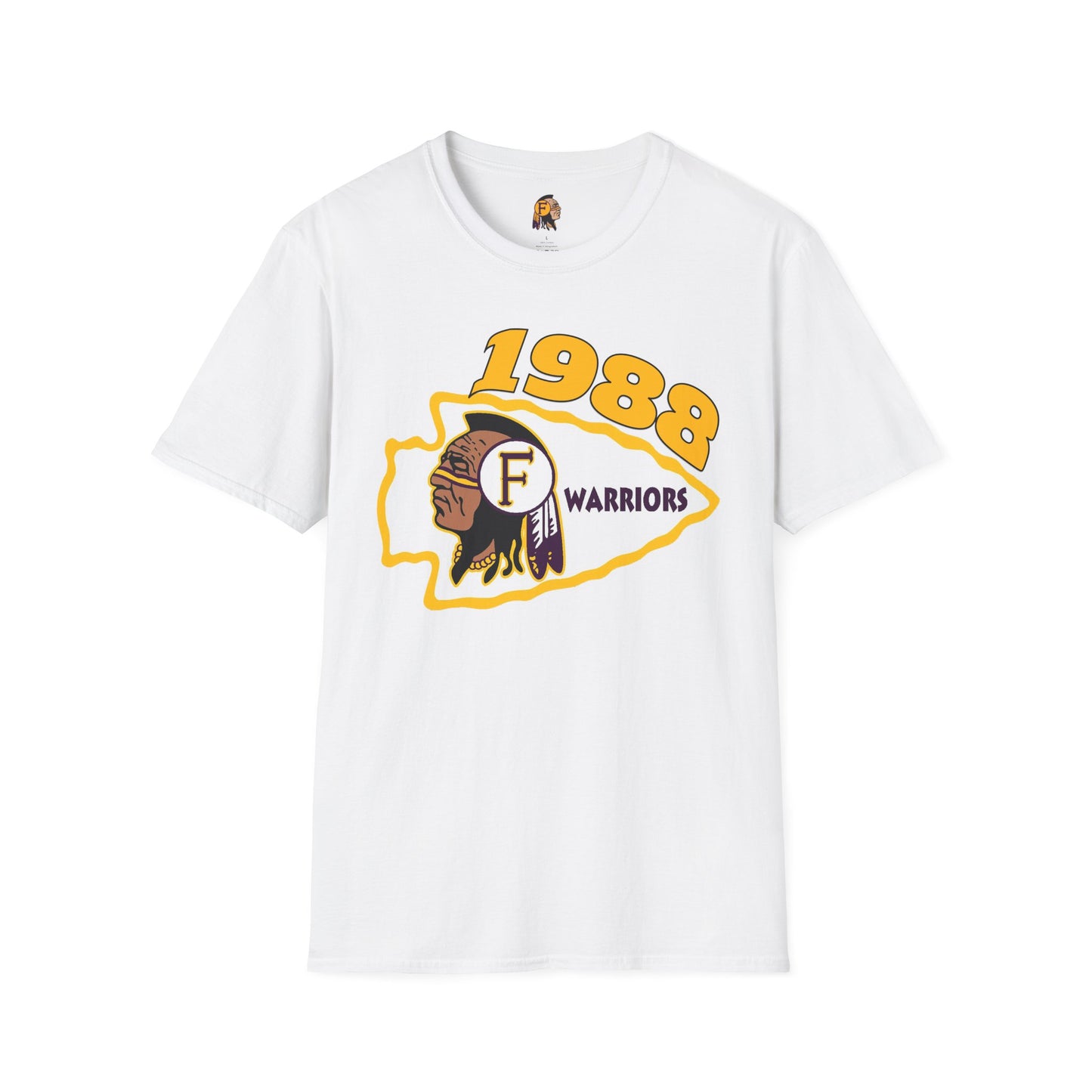 1988 Warriors Vintage Logo T-Shirt