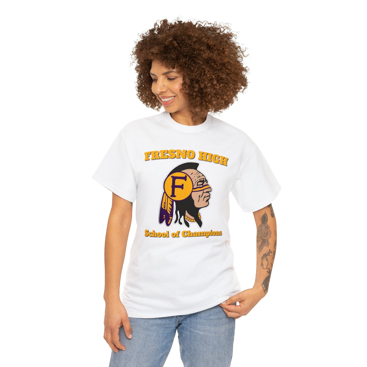 Fresno High School of Champions - Unisex Heavy Cotton Tee