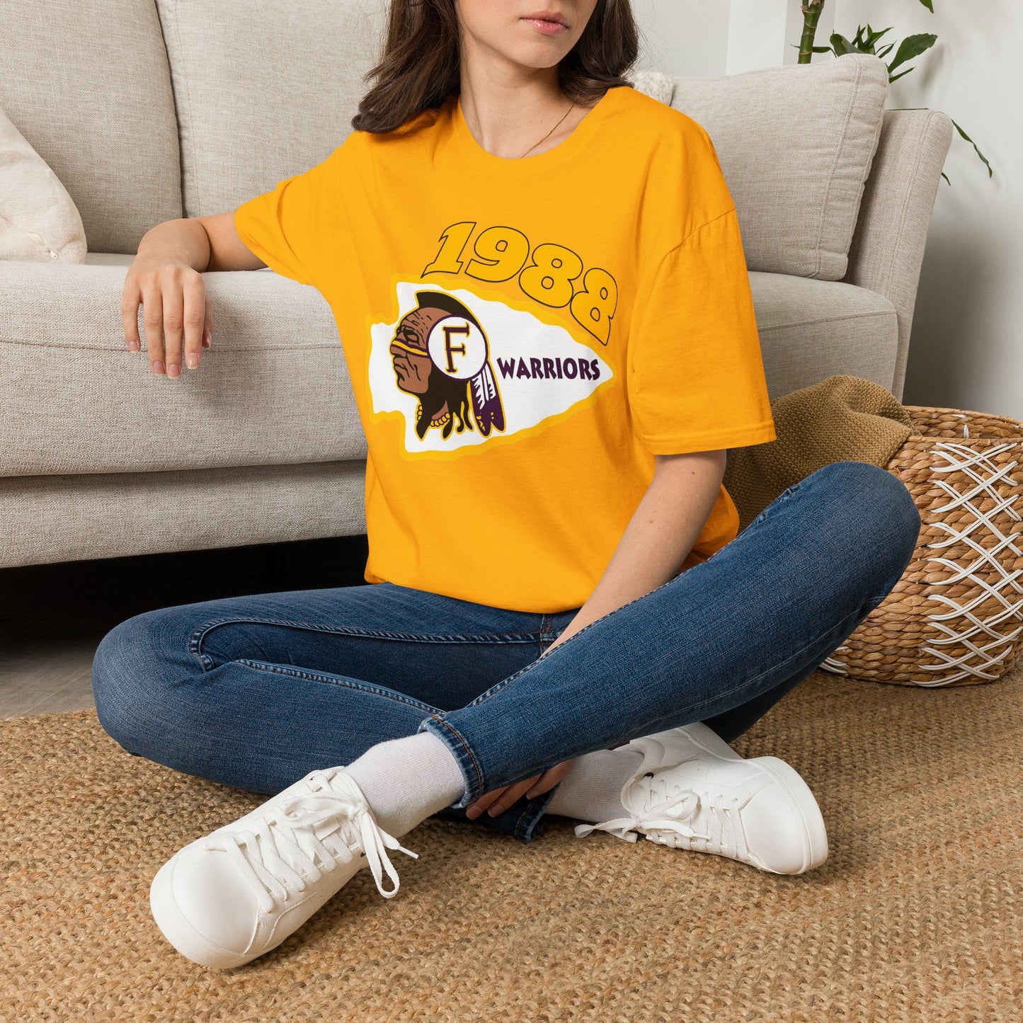 1988 Warriors Vintage Logo T-Shirt