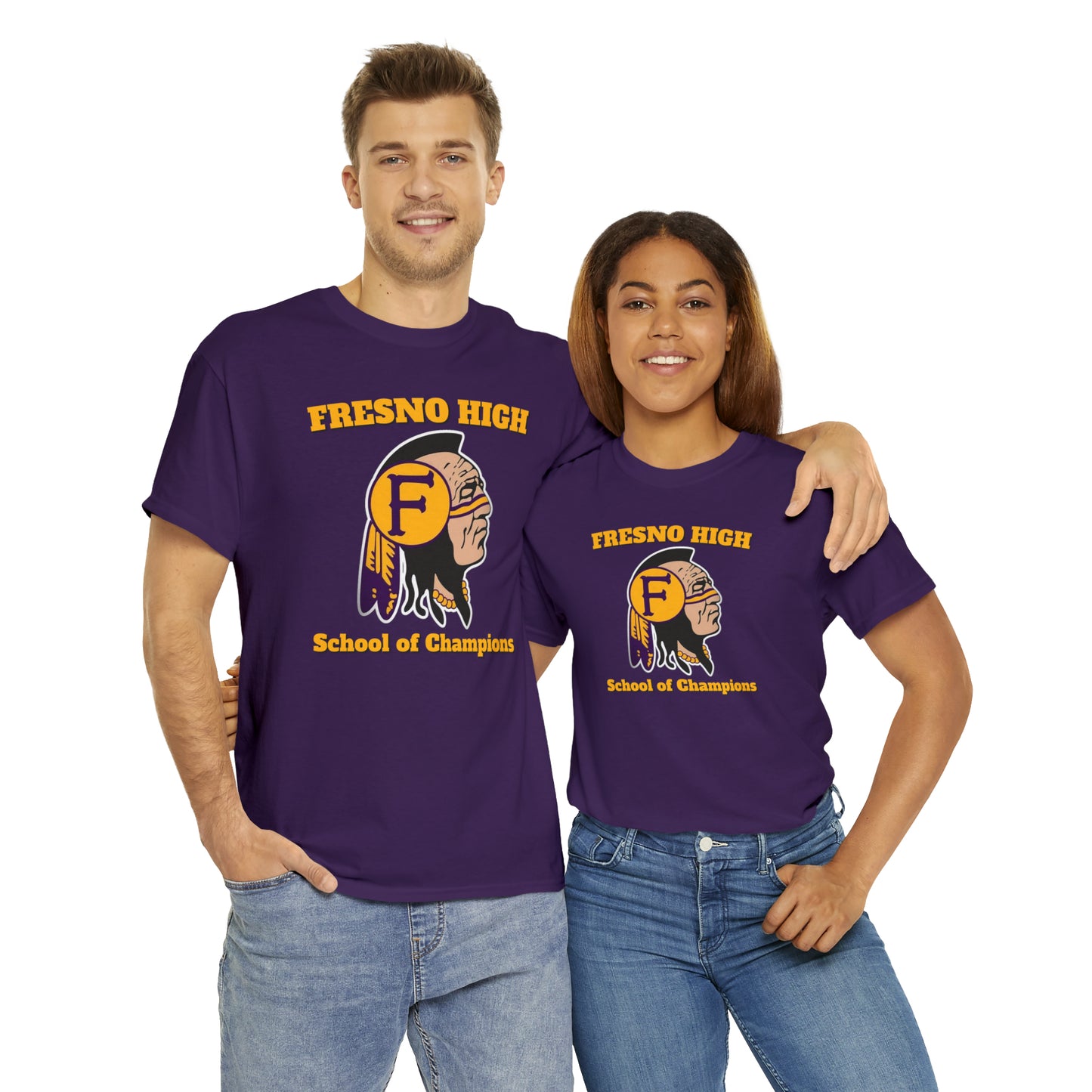 Fresno High School of Champions - Unisex Heavy Cotton Tee