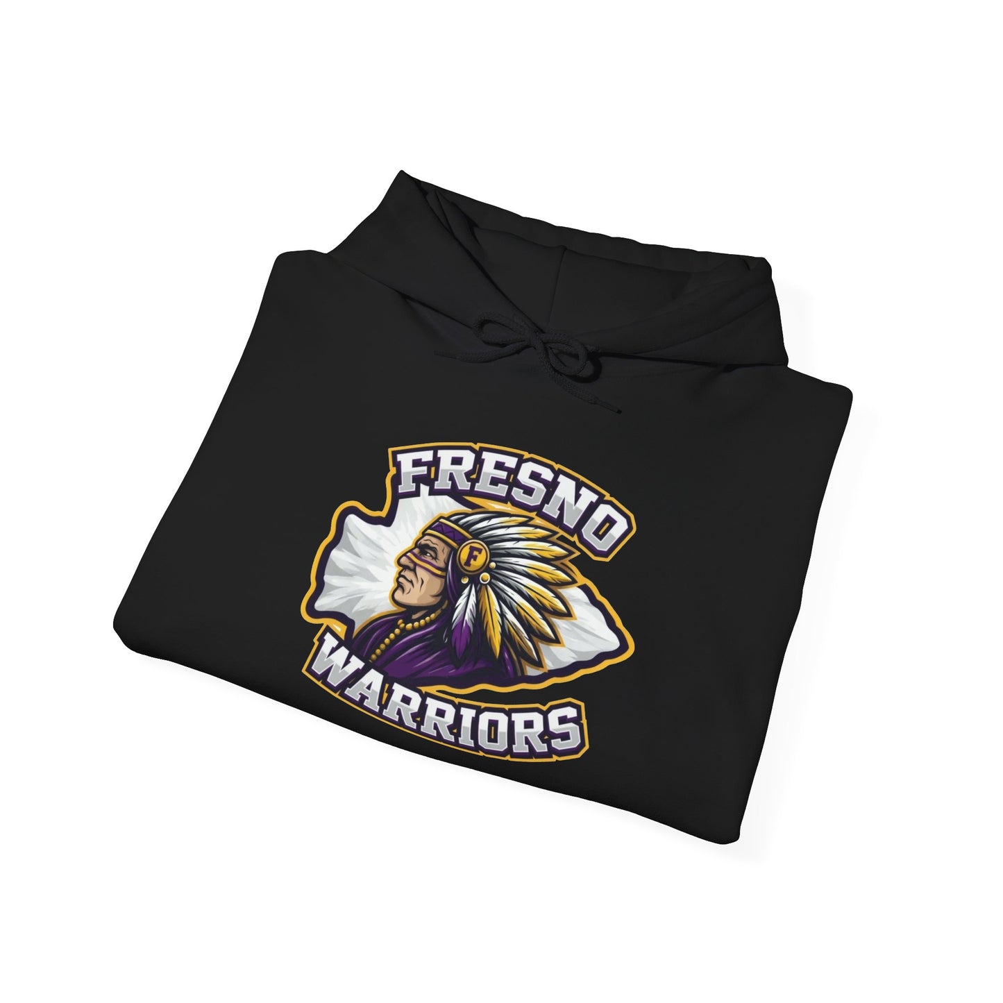 Fresno Warriors Hoodie — Native Chief Arrowhead Logo Pullover