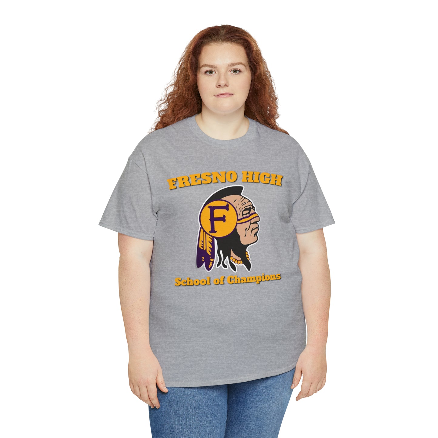 Fresno High School of Champions - Unisex Heavy Cotton Tee