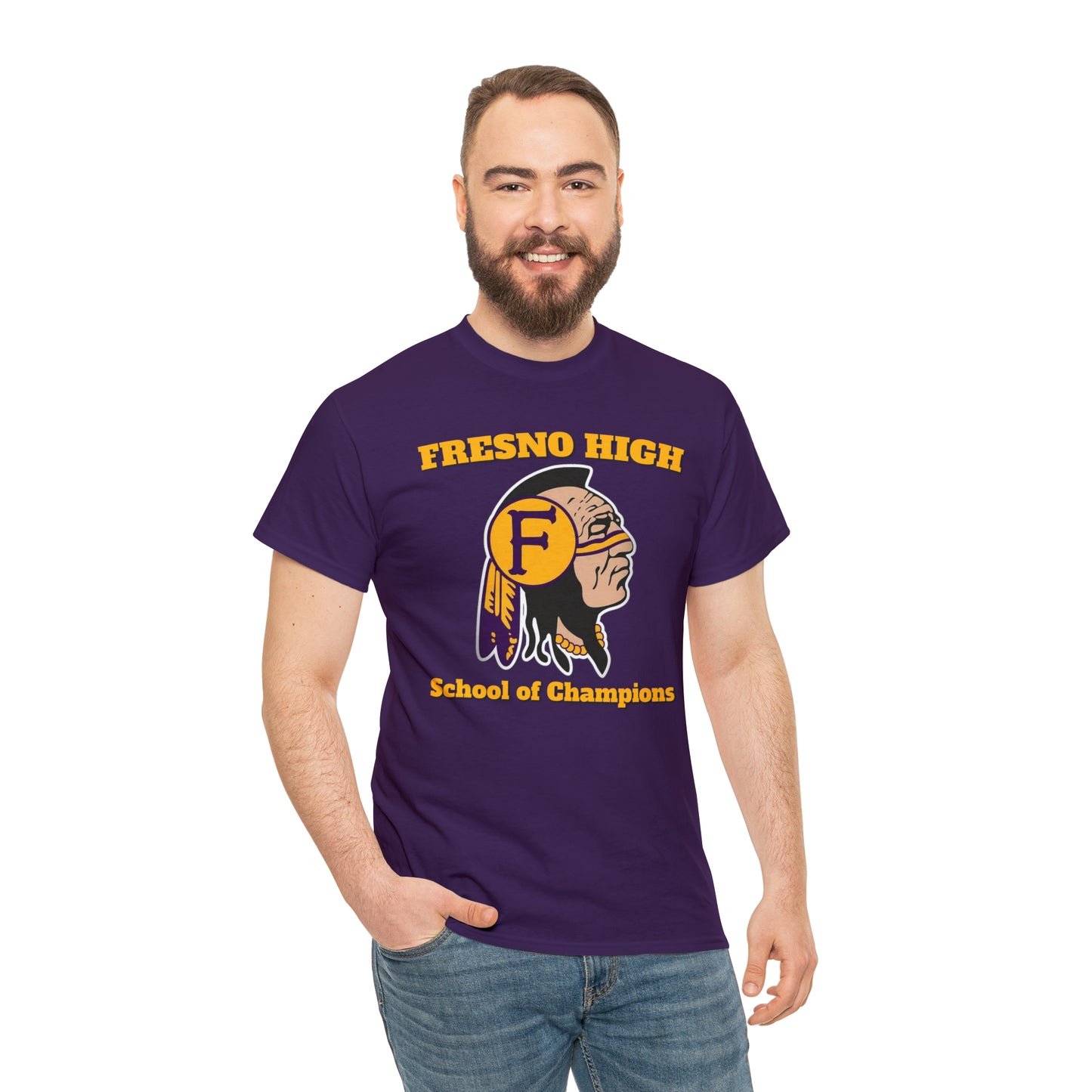 Fresno High School of Champions - Unisex Heavy Cotton Tee