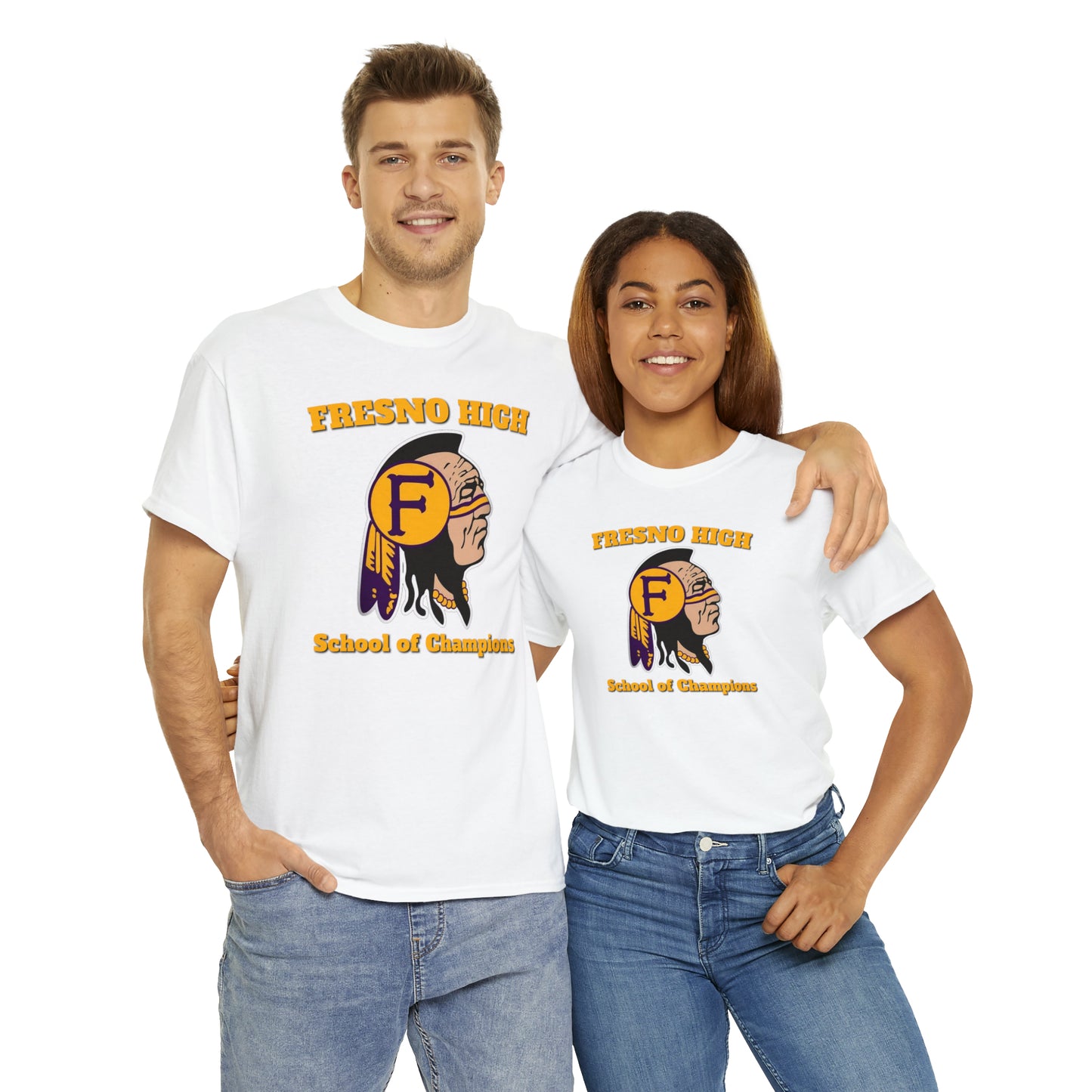 Fresno High School of Champions - Unisex Heavy Cotton Tee