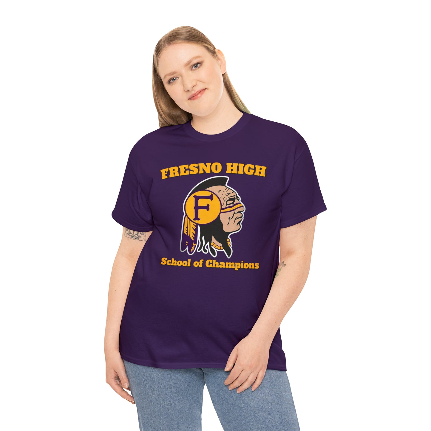 Fresno High School of Champions - Unisex Heavy Cotton Tee