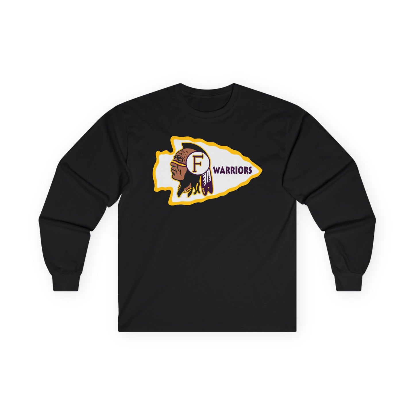 Fresno High Warriors - Men's Long Sleeve Crew Tee SwiftPOD