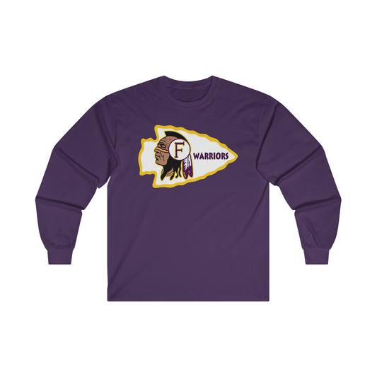 Fresno High Warriors - Men's Long Sleeve Crew Tee SwiftPOD