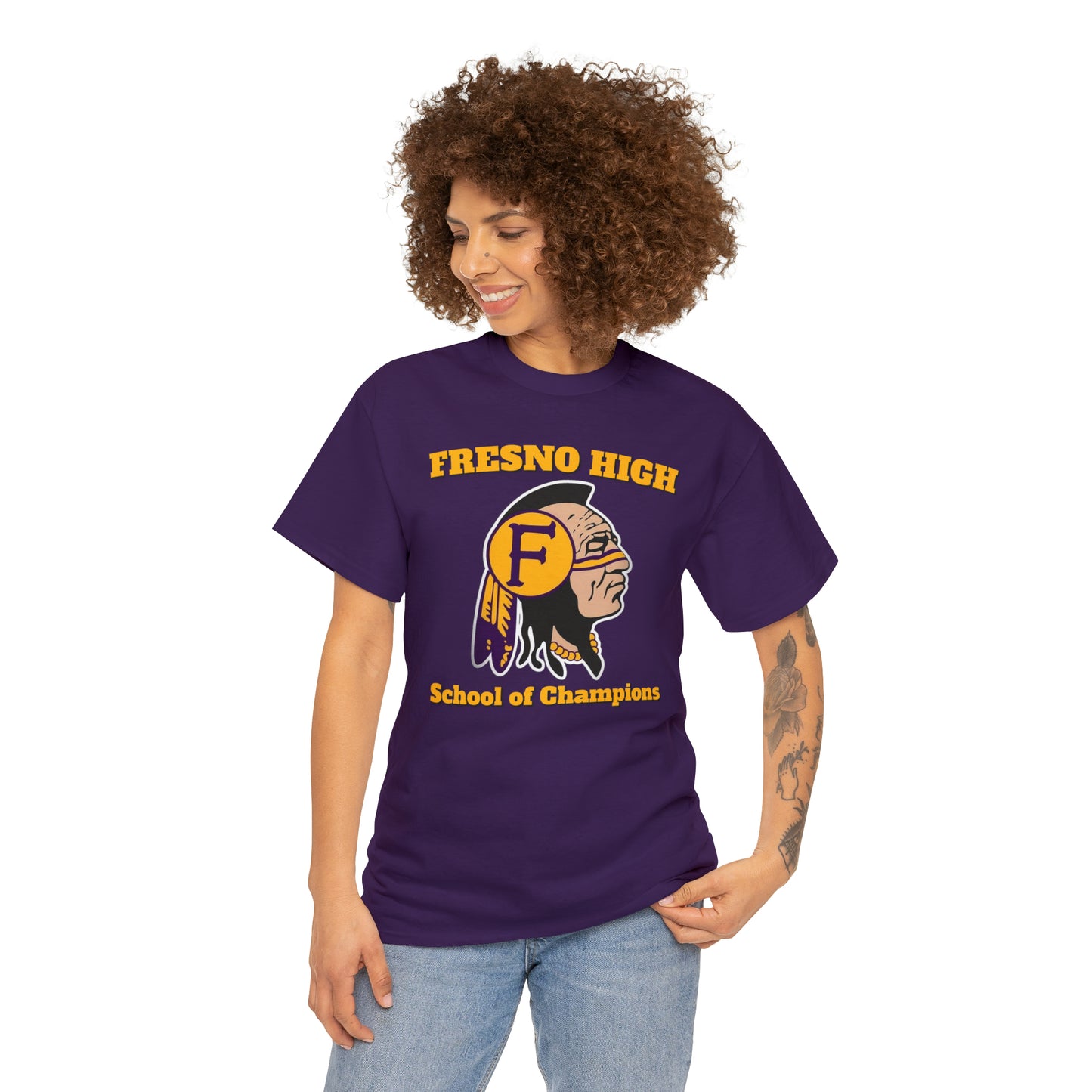 Fresno High School of Champions - Unisex Heavy Cotton Tee