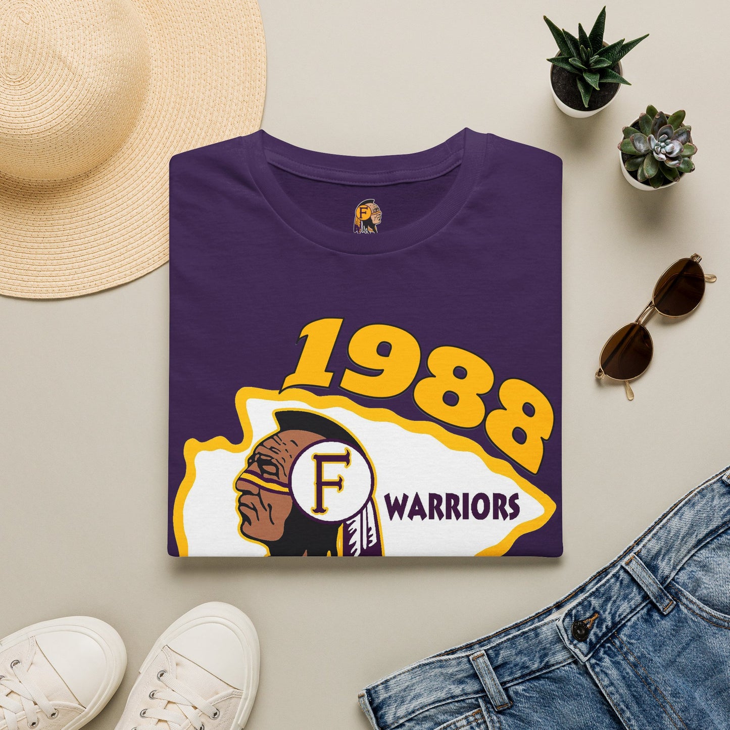 1988 Warriors Vintage Logo T-Shirt
