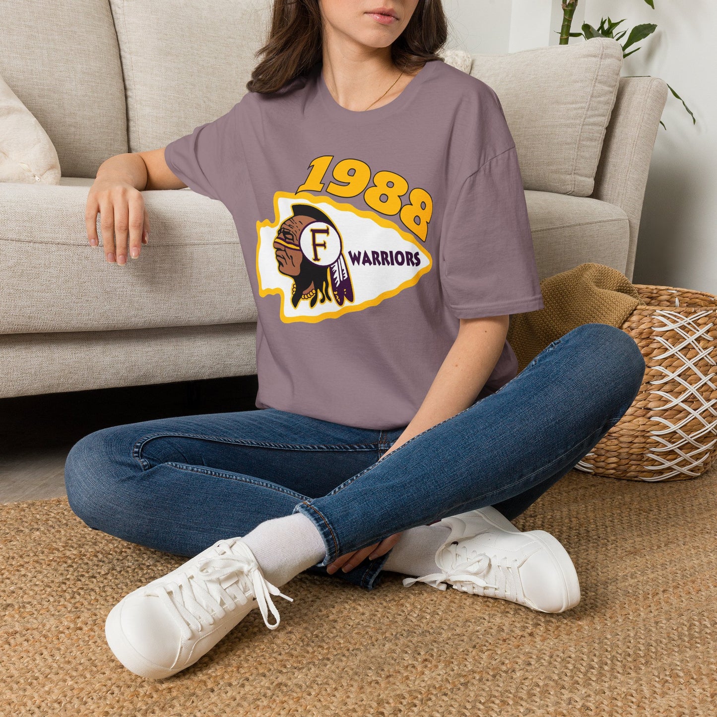 1988 Warriors Vintage Logo T-Shirt