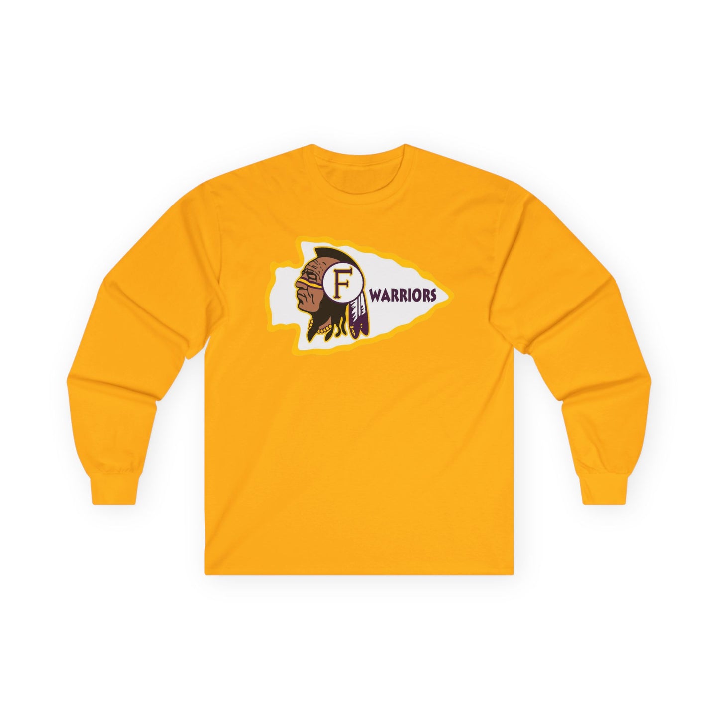 Fresno High Warriors - Men's Long Sleeve Crew Tee SwiftPOD