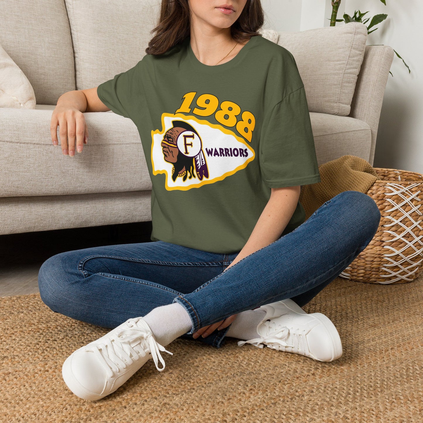 1988 Warriors Vintage Logo T-Shirt
