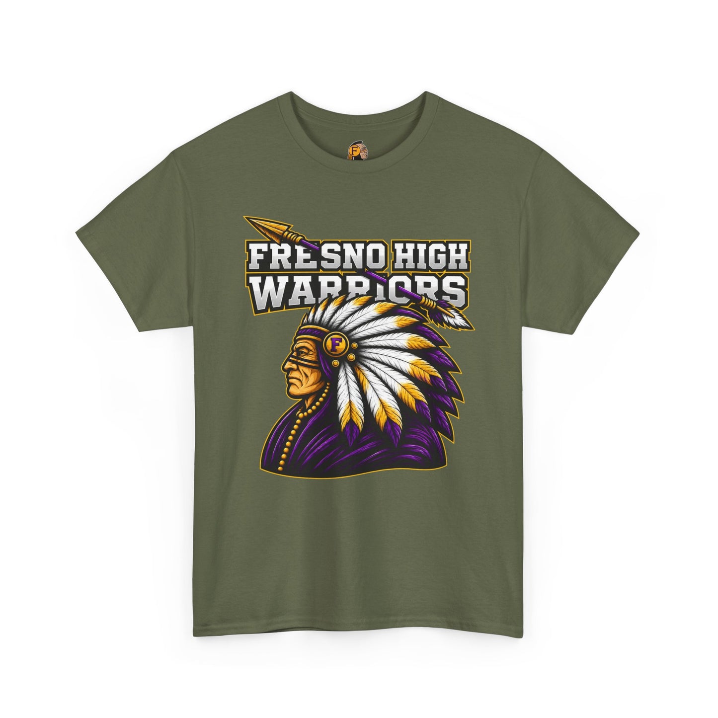 Fresno High Warriors Spear 2026 Unisex Heavy Cotton Tee
