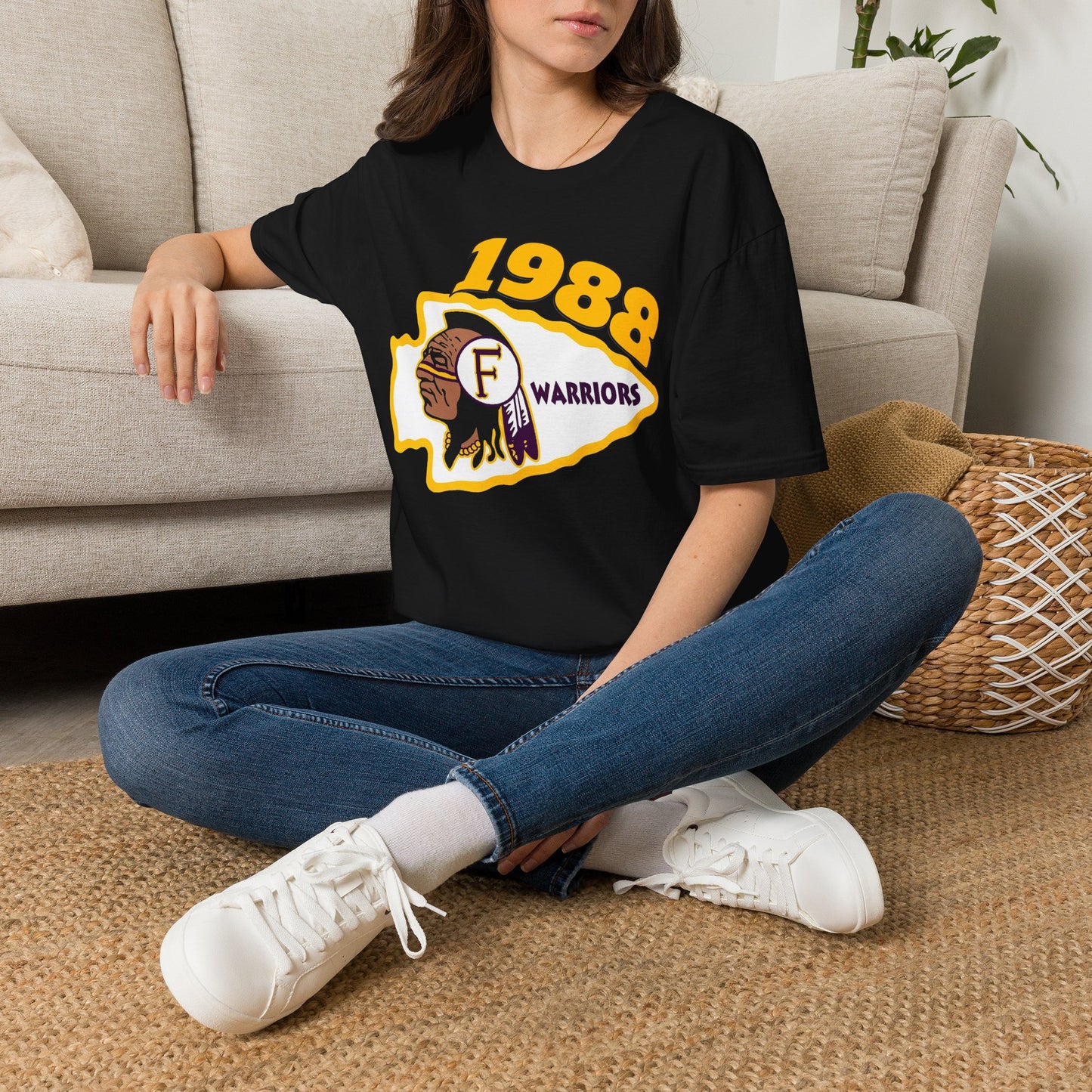 1988 Warriors Vintage Logo T-Shirt