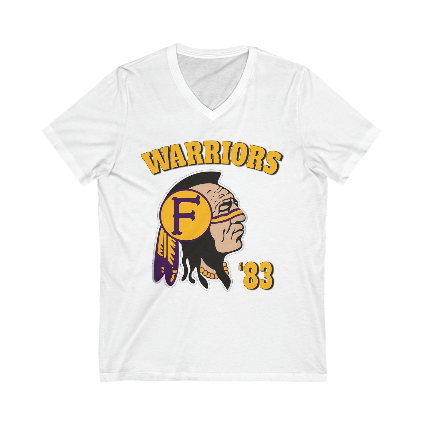 Warriors 83 - Unisex Jersey Short Sleeve V-Neck Tee