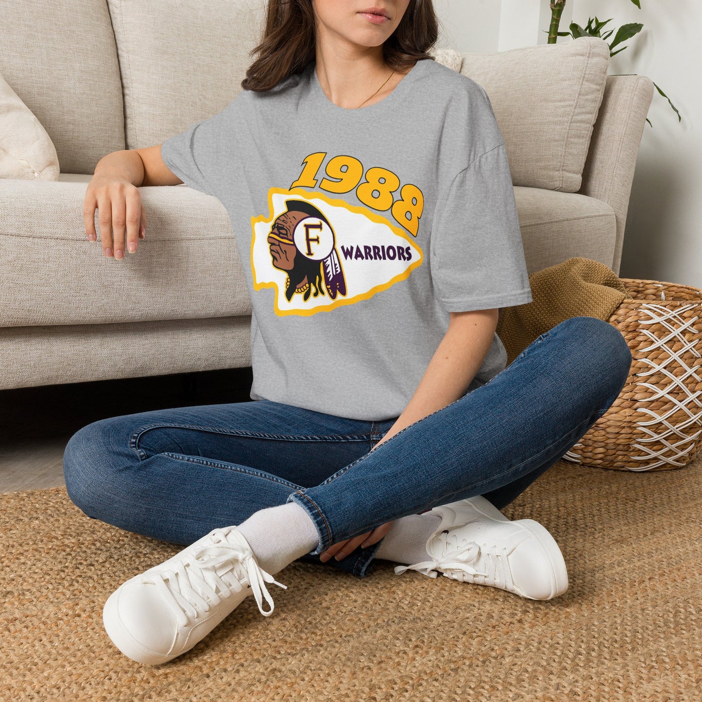 1988 Warriors Vintage Logo T-Shirt