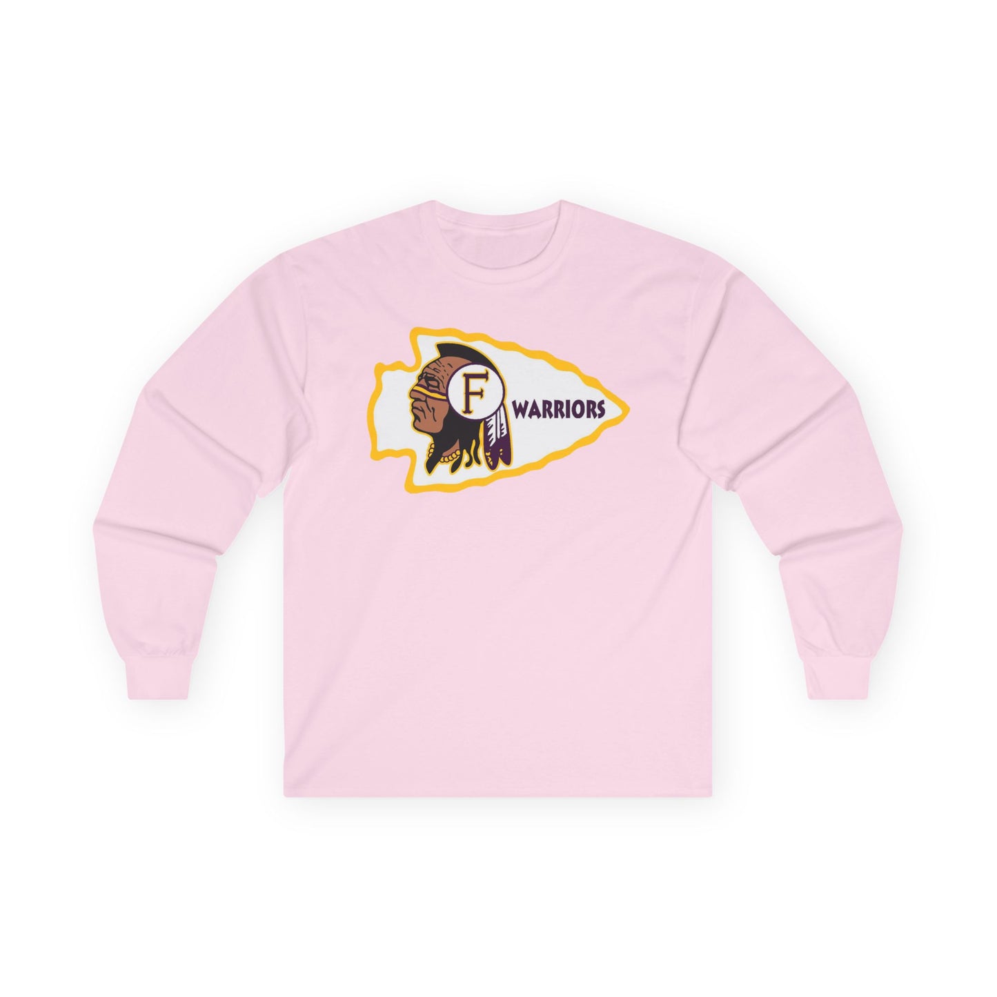 Fresno High Warriors - Men's Long Sleeve Crew Tee SwiftPOD