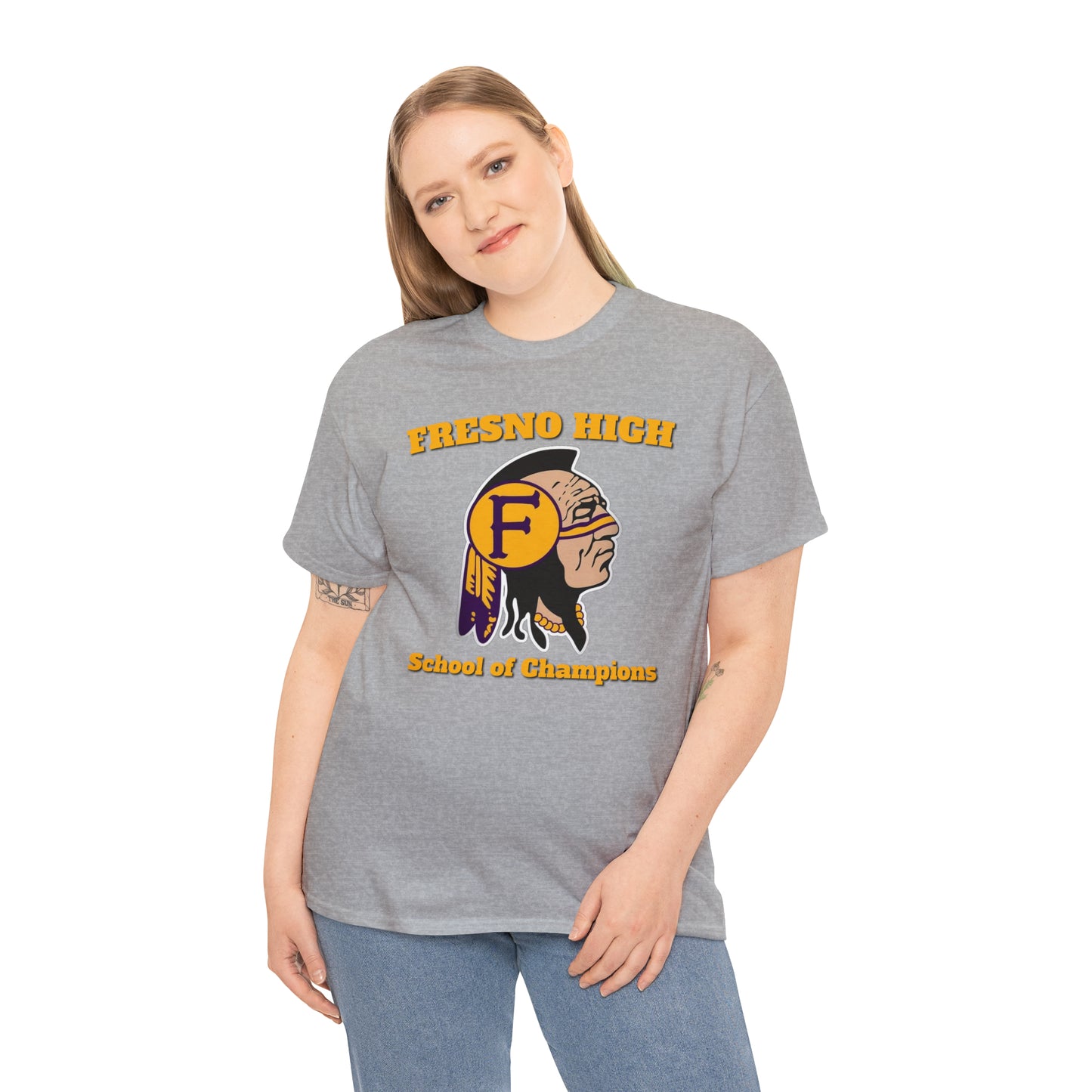 Fresno High School of Champions - Unisex Heavy Cotton Tee