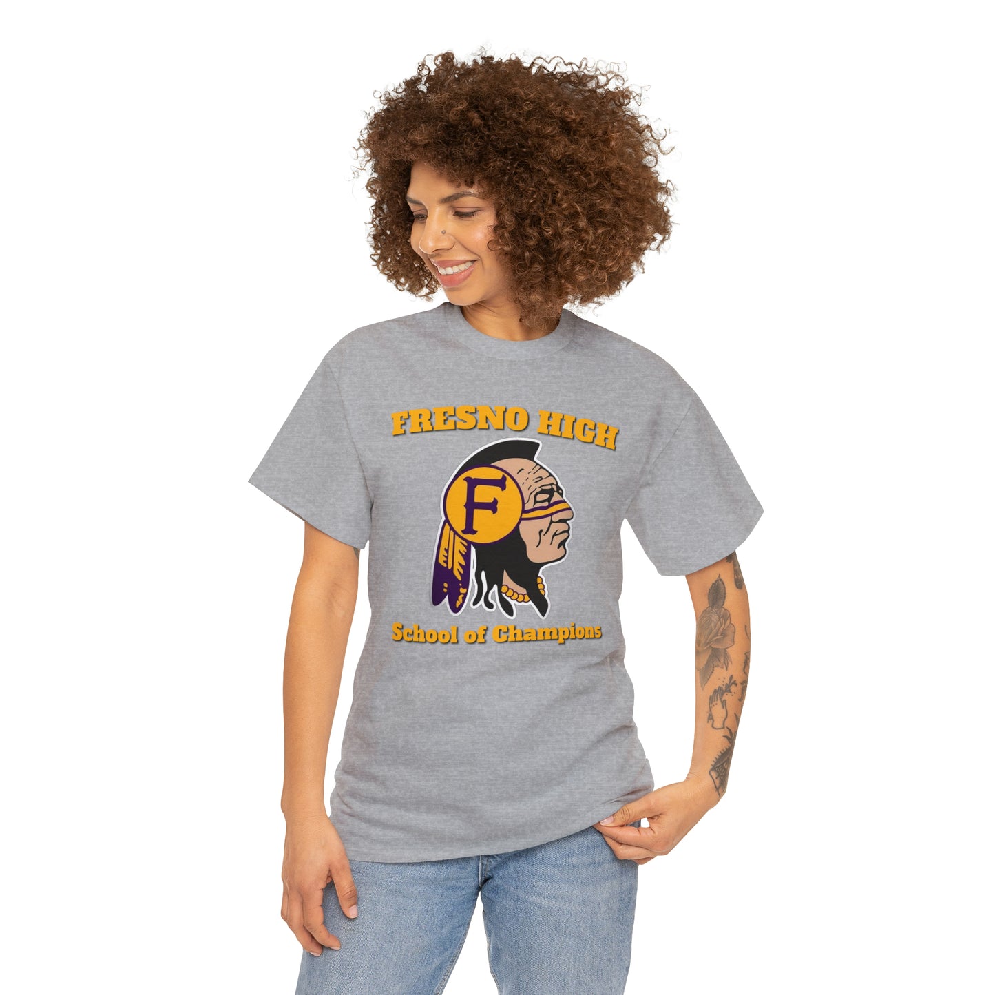 Fresno High School of Champions - Unisex Heavy Cotton Tee