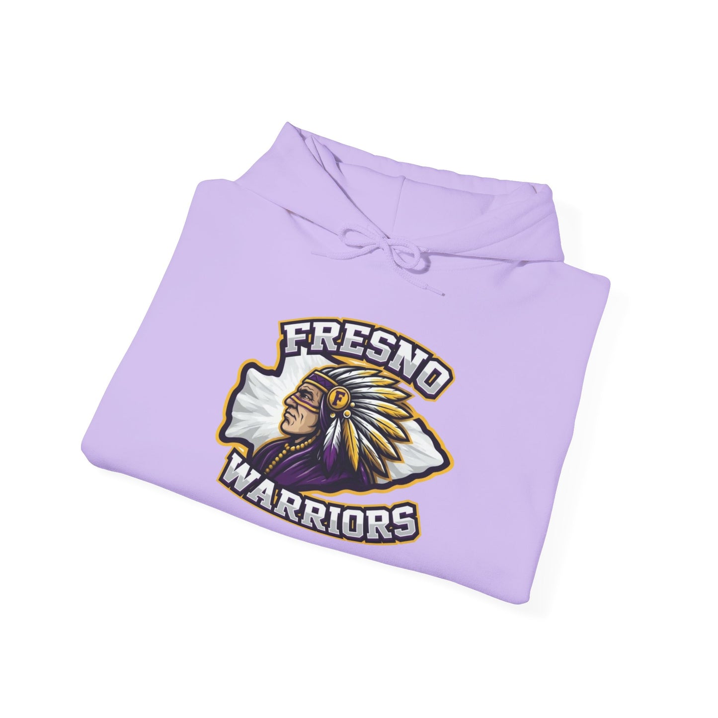 Fresno Warriors Hoodie — Native Chief Arrowhead Logo Pullover