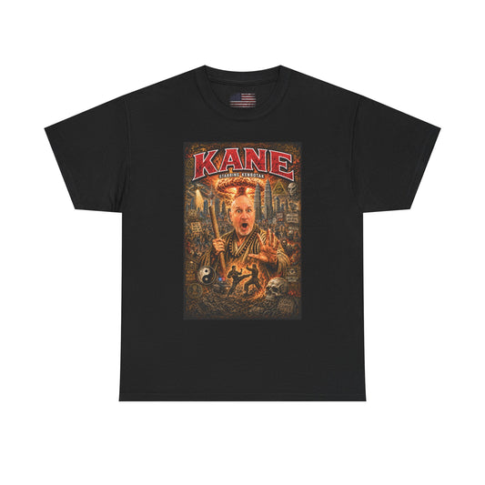 KANE Horror Movie Art Tee – Vintage Skull & City Graphic T-Shirt