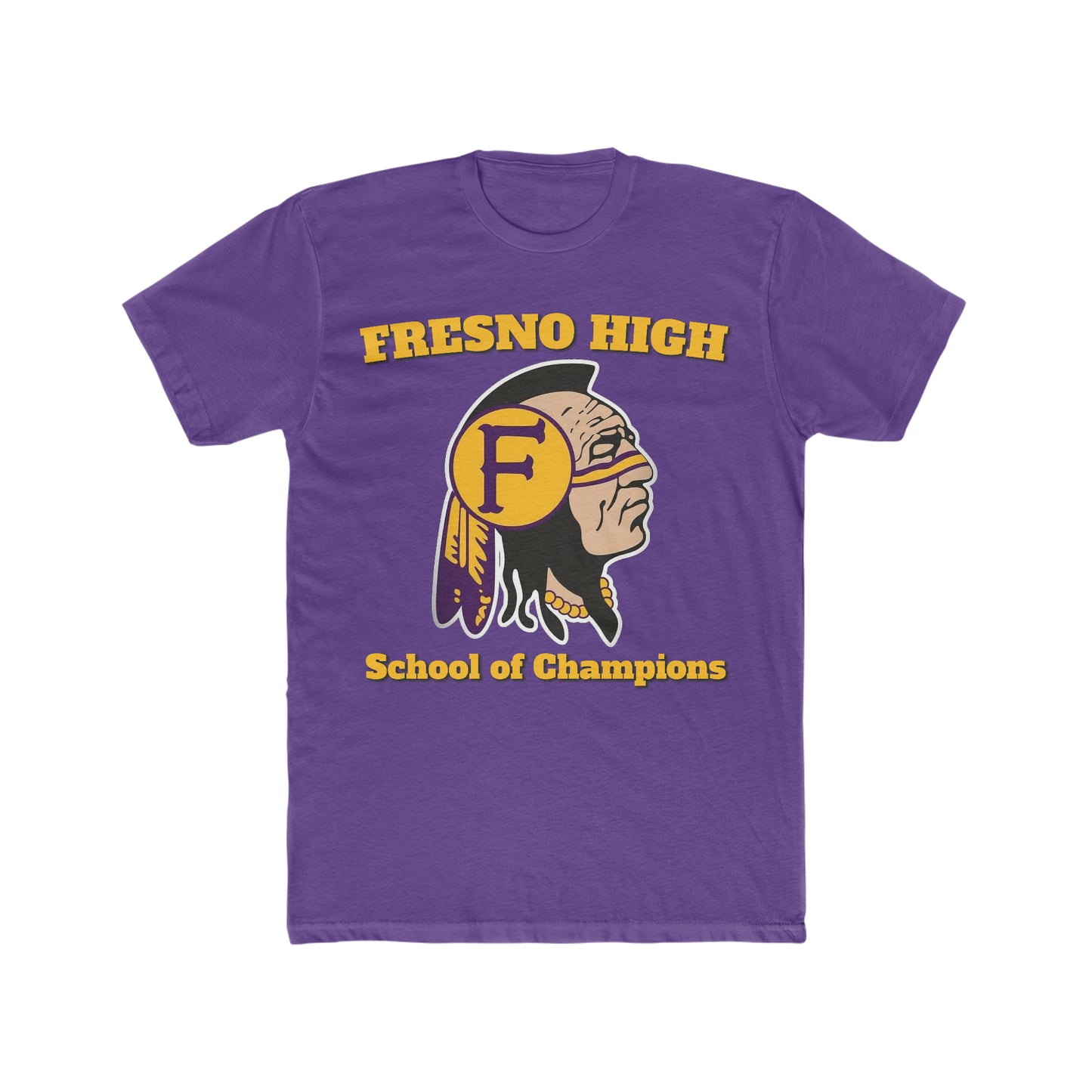 Fresno High School of Champions - Men's Cotton Crew Tee